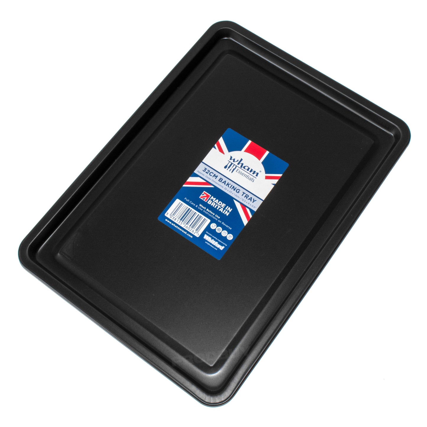 Set of 2 Non-Stick Baking Trays 32cm & 36cm