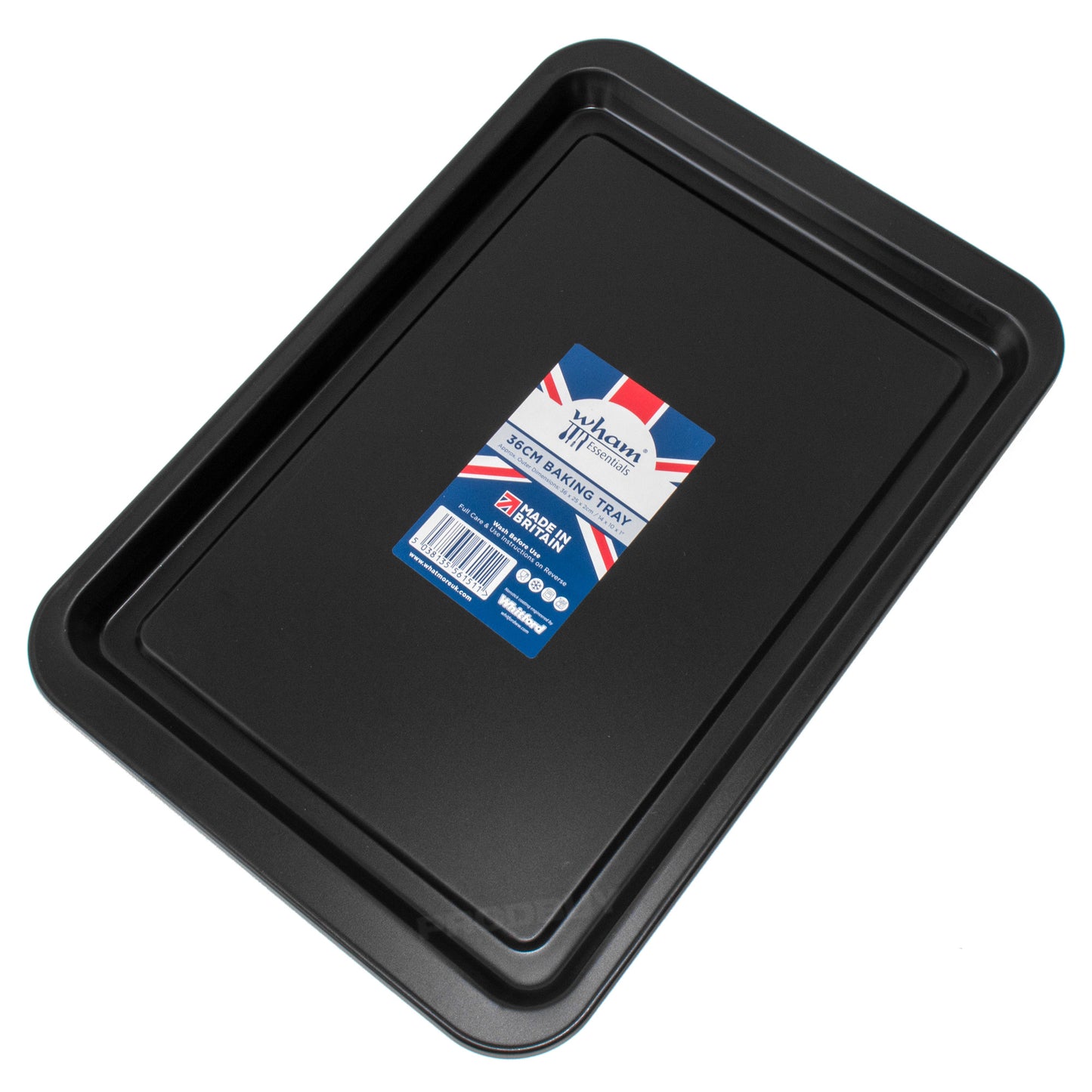 Set of 2 Non-Stick Baking Trays 32cm & 36cm