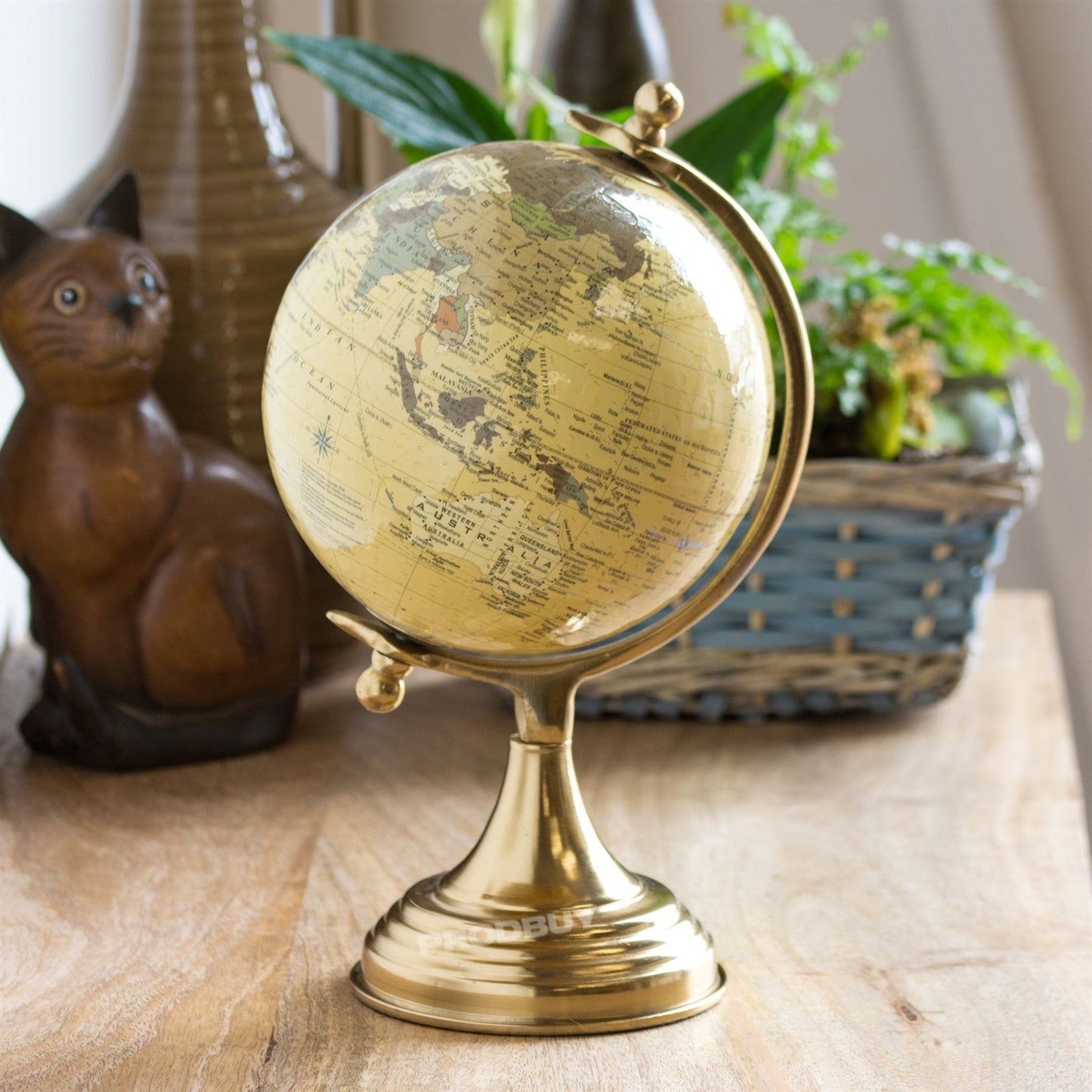 29.5cm Tall World Globe Home Decoration