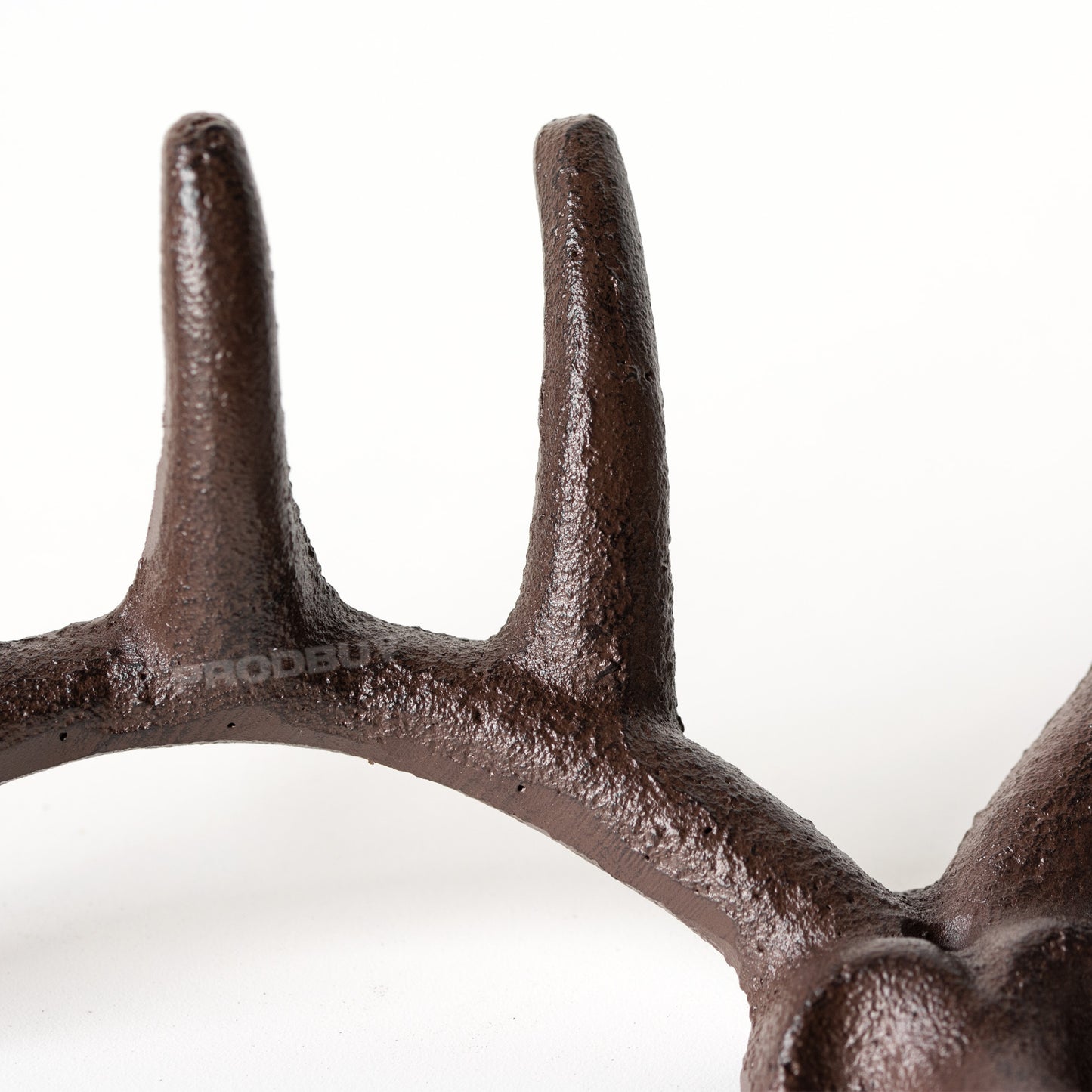 Large Rustic Cast Iron Antlers Coat Hook Rack