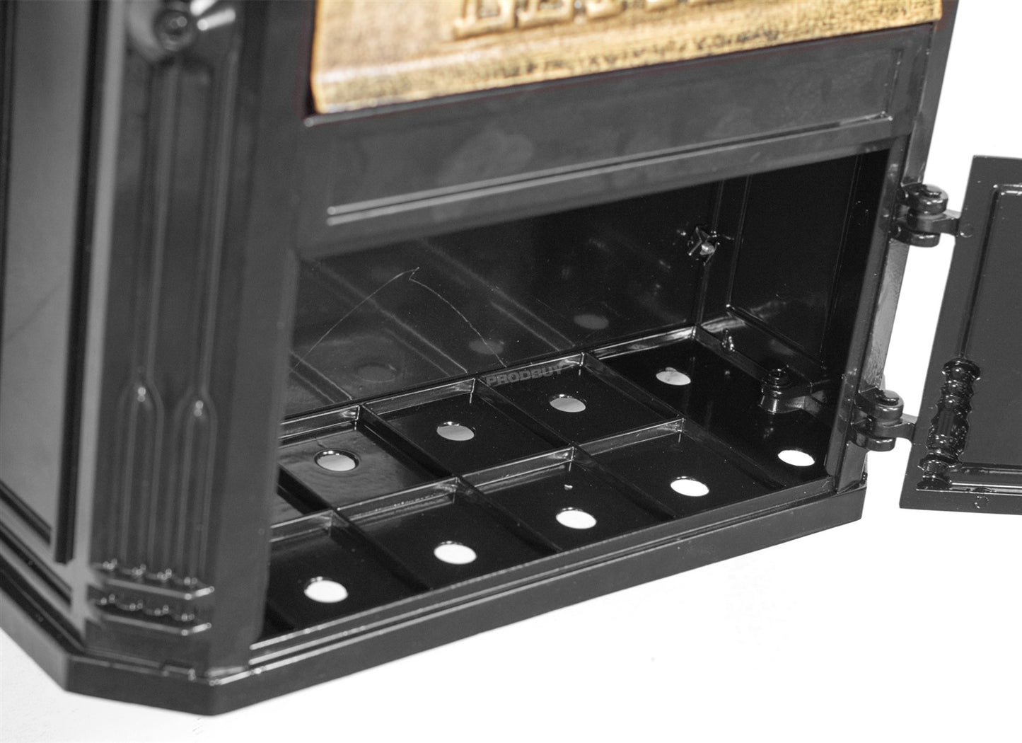 Victorian Style Black 'Letters' Wall Post Box