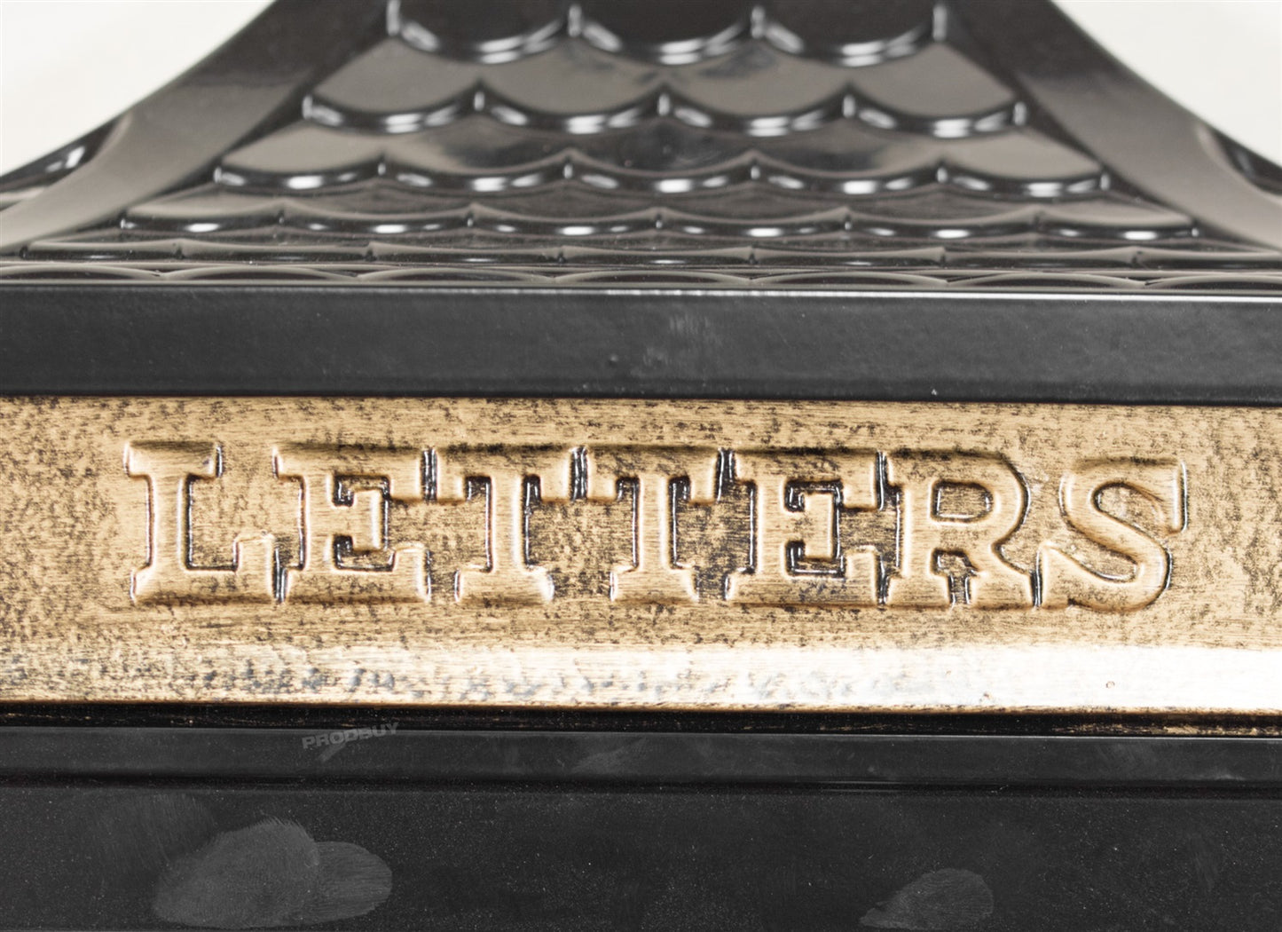 Victorian Style Black 'Letters' Wall Post Box