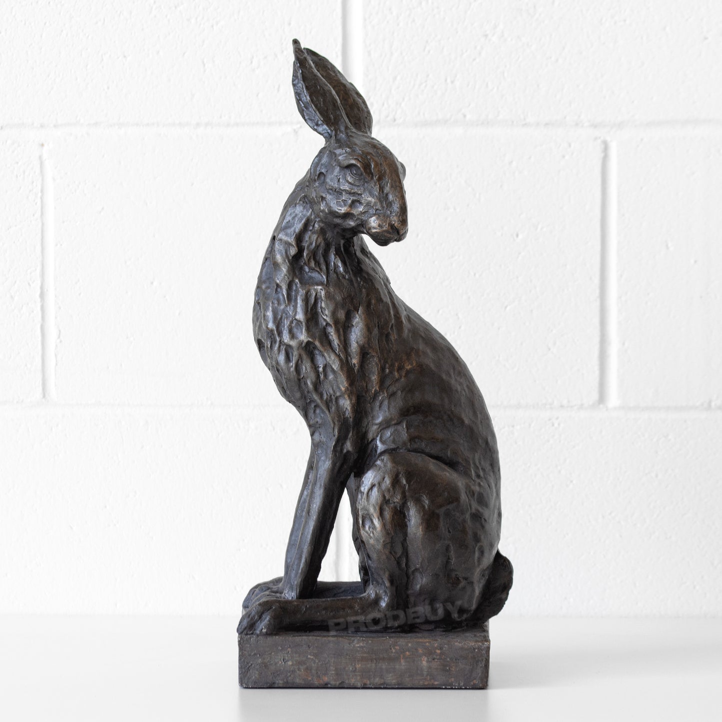 Gazing Hare Ornament Large 47cm Resin Statue