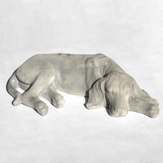 Laying Labrador Garden Memorial Statue 57cm