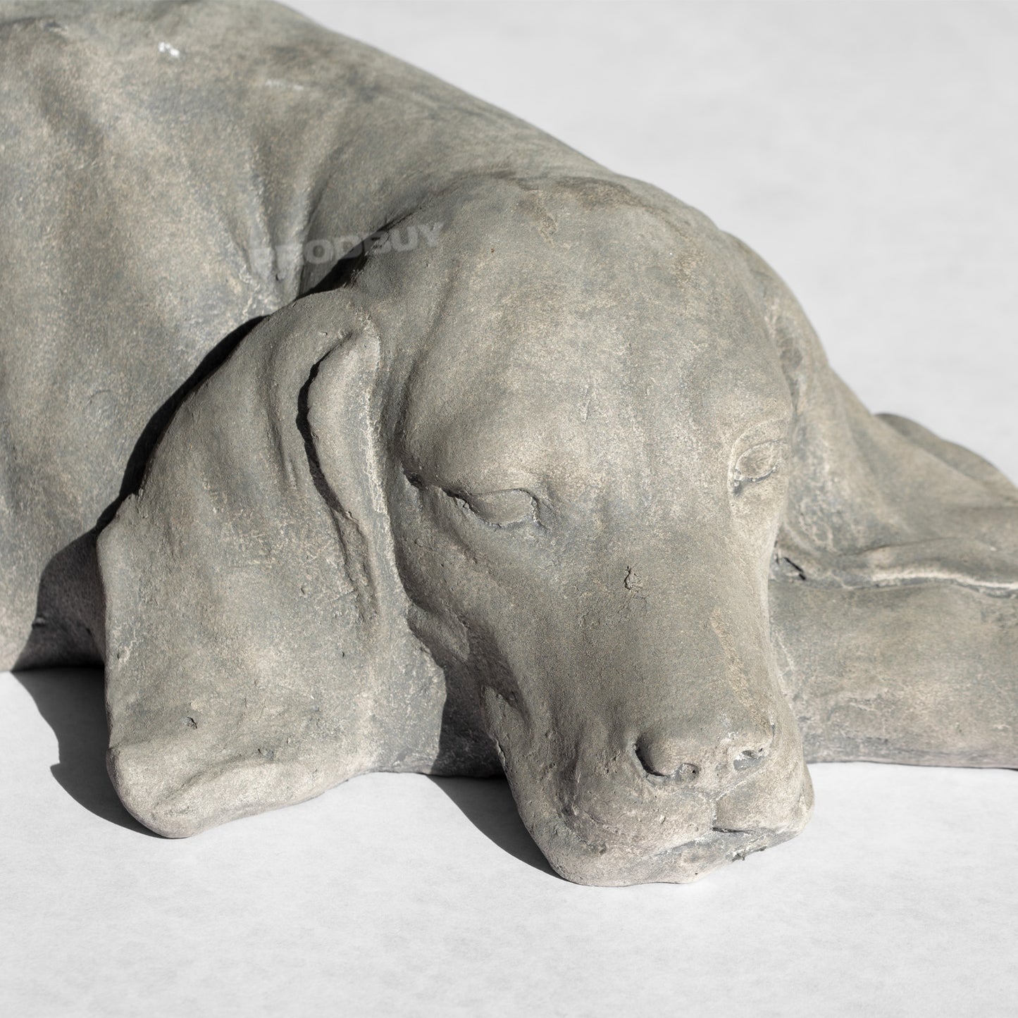 Laying Labrador Garden Memorial Statue 57cm