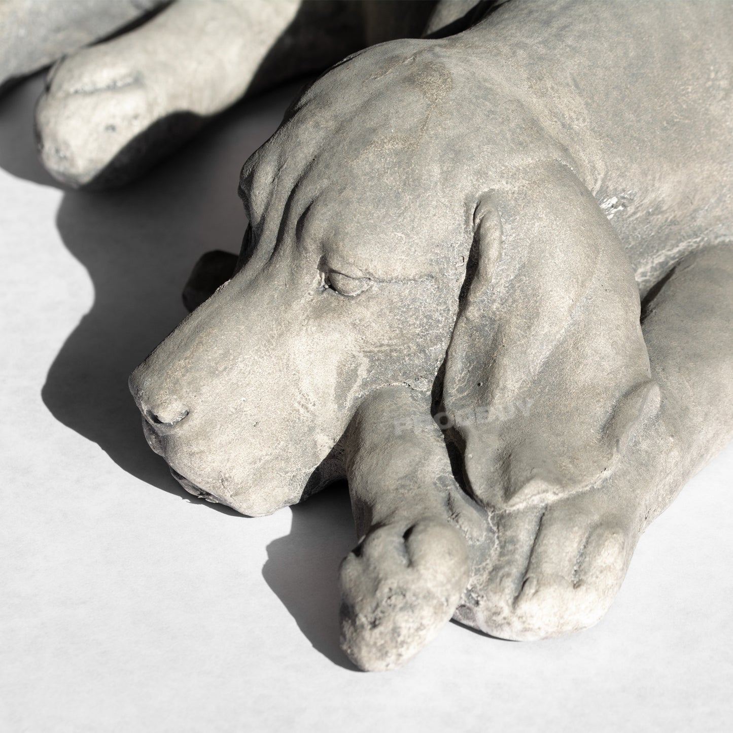 Laying Labrador Garden Memorial Statue 57cm