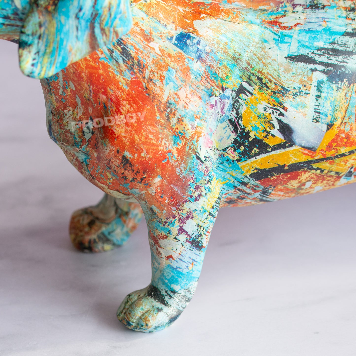 Sausage Dog Ornament 30cm Multicolour Dachshund