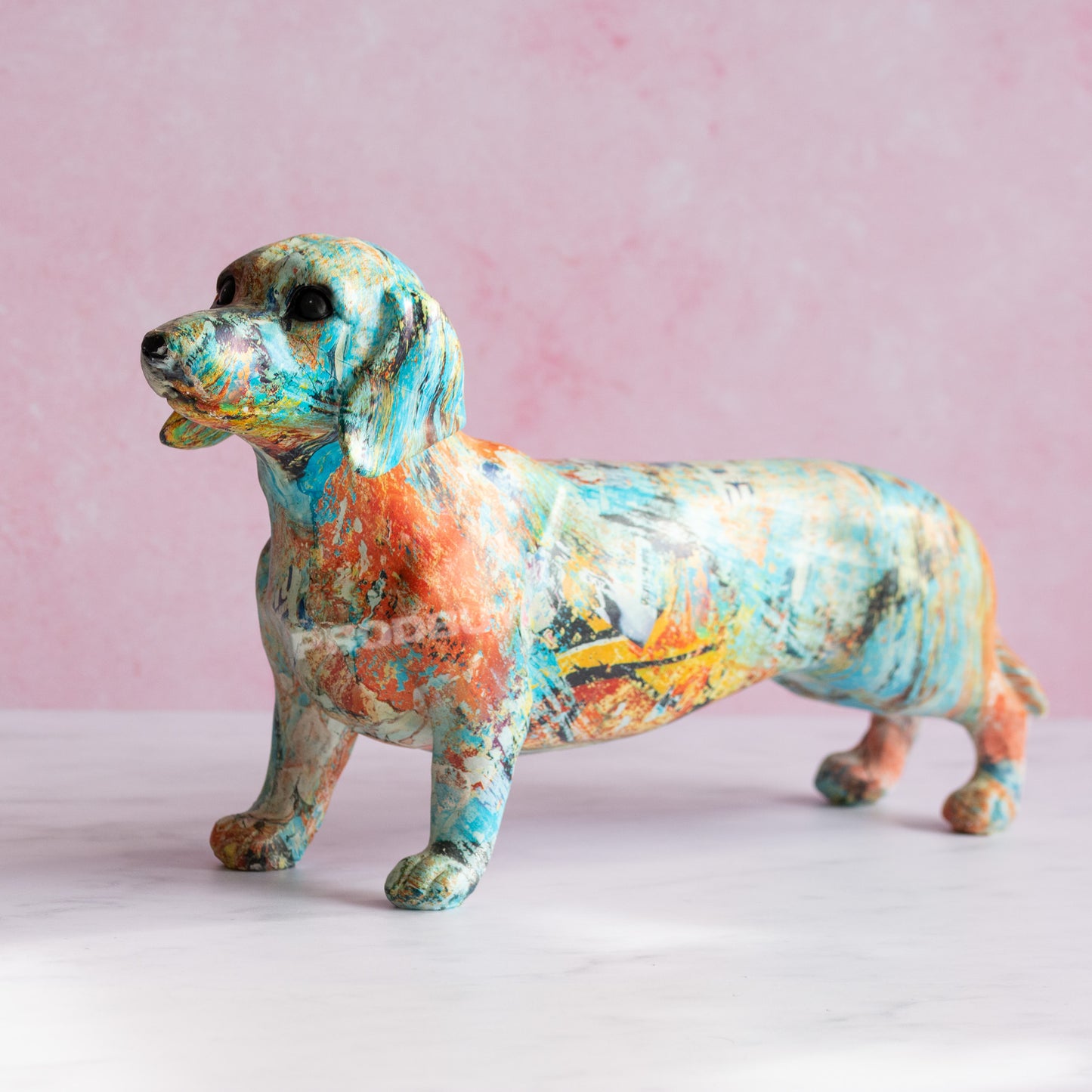 Sausage Dog Ornament 30cm Multicolour Dachshund