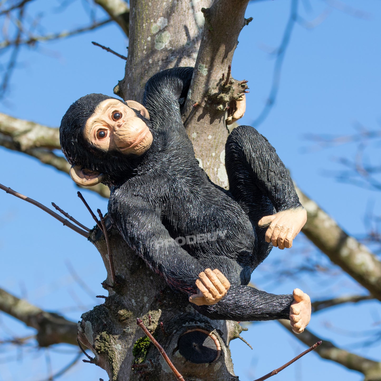 Fence Hanging Resin Monkey Garden Ornament
