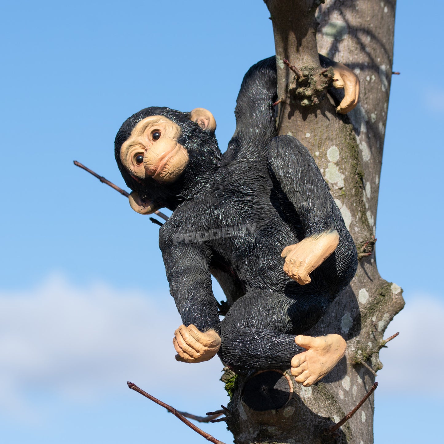 Fence Hanging Resin Monkey Garden Ornament