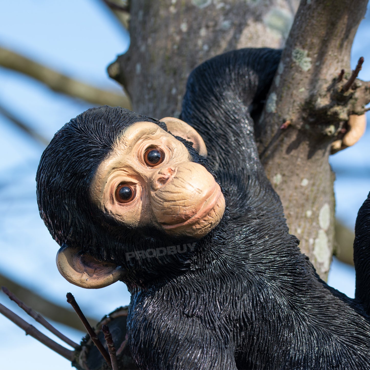 Fence Hanging Resin Monkey Garden Ornament