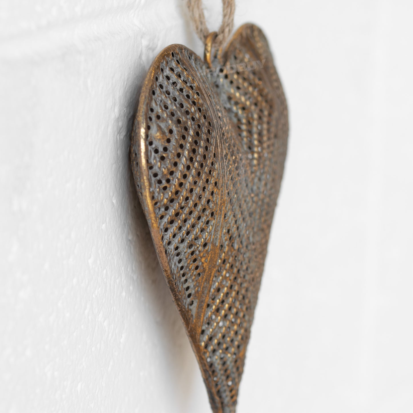 Hanging Heart Decoration Metal Ornament