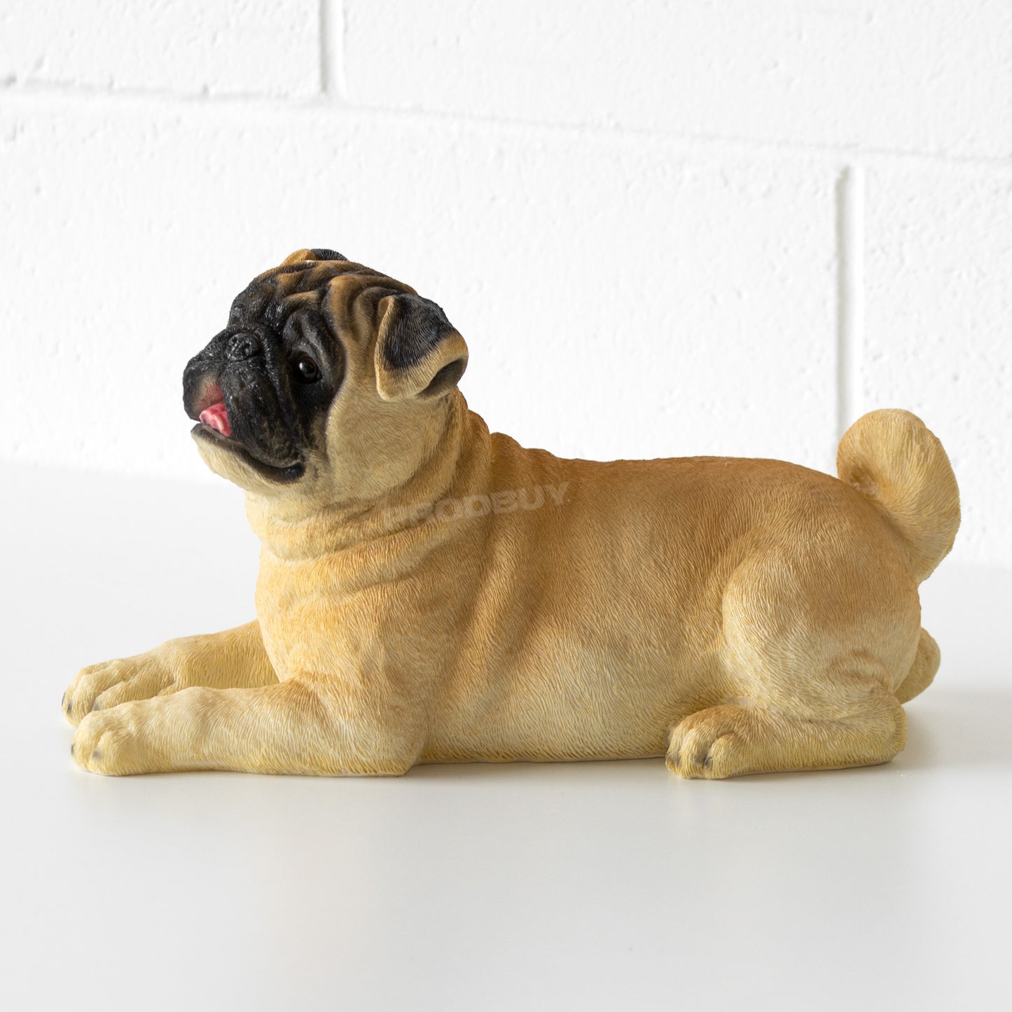 Cute Playful Pug Garden Dog Ornament