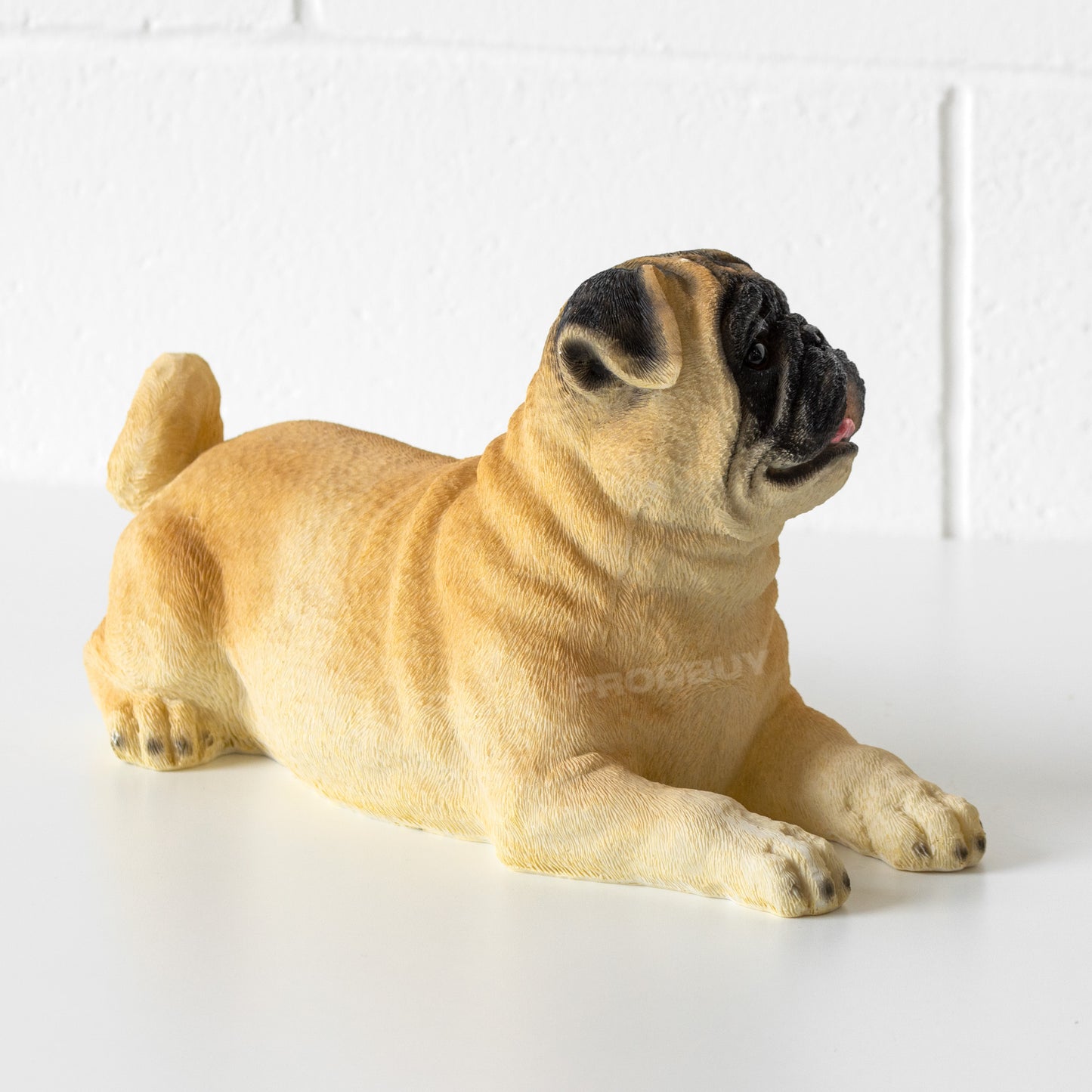 Cute Playful Pug Garden Dog Ornament