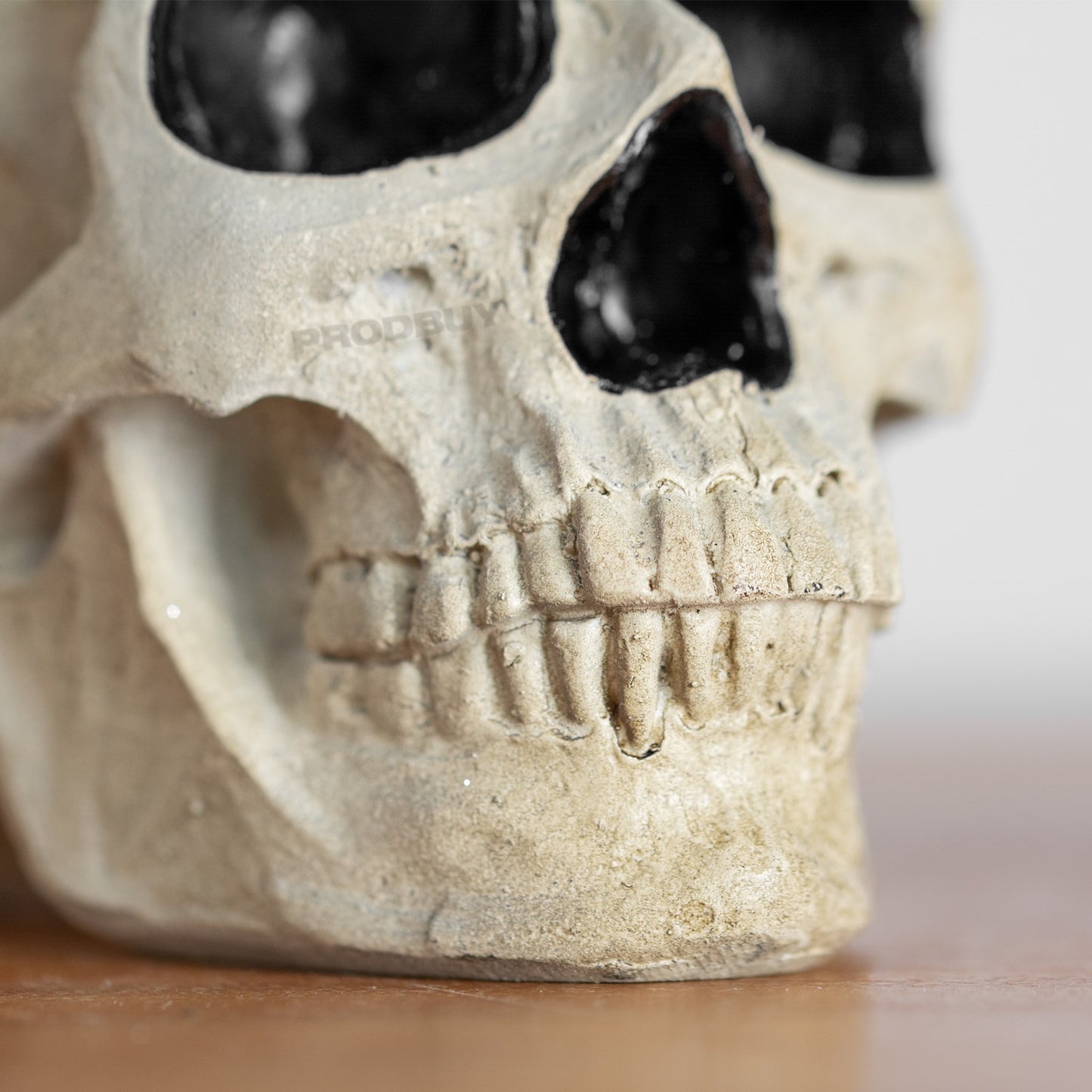 10cm Small Skull with Silver Tiara Ornament