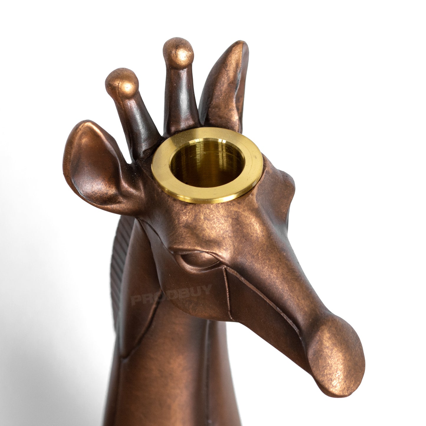 Giraffe Tapered Candle Stick Holder Ornament 24.5cm Tall