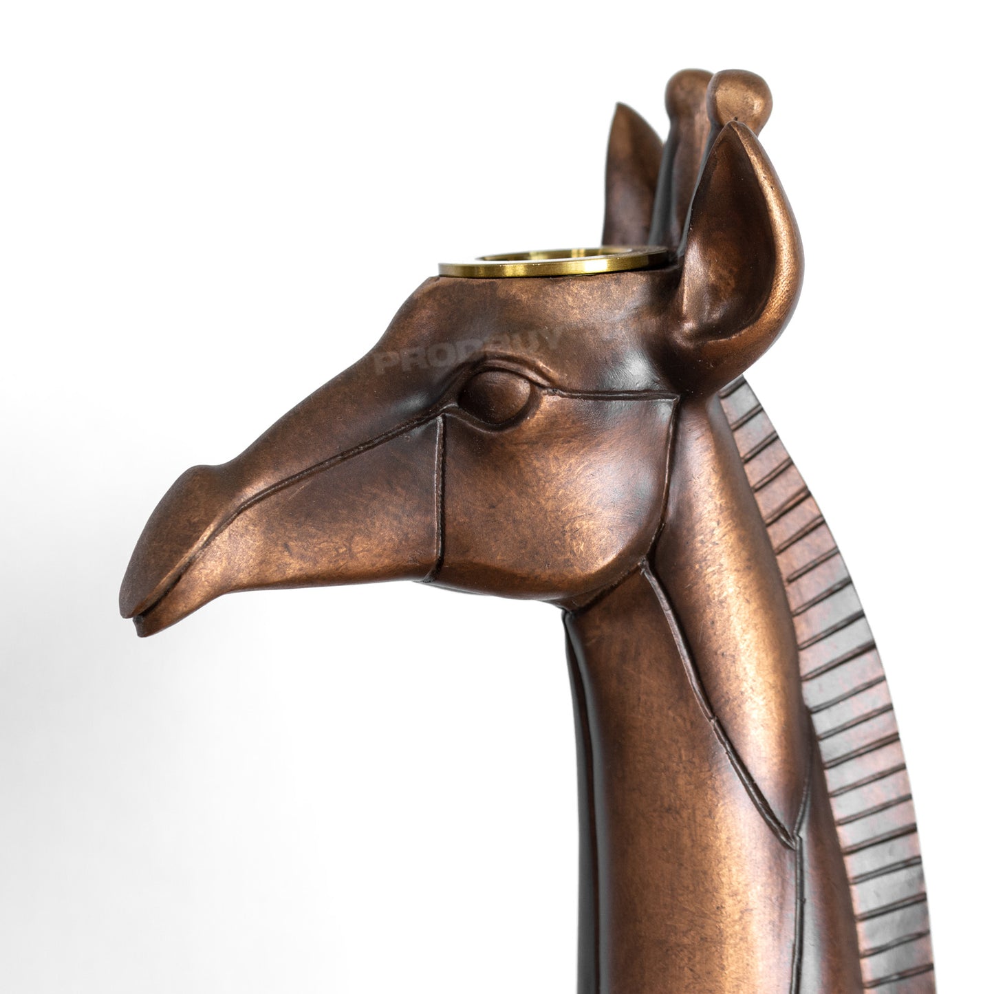Giraffe Tapered Candle Stick Holder Ornament 24.5cm Tall