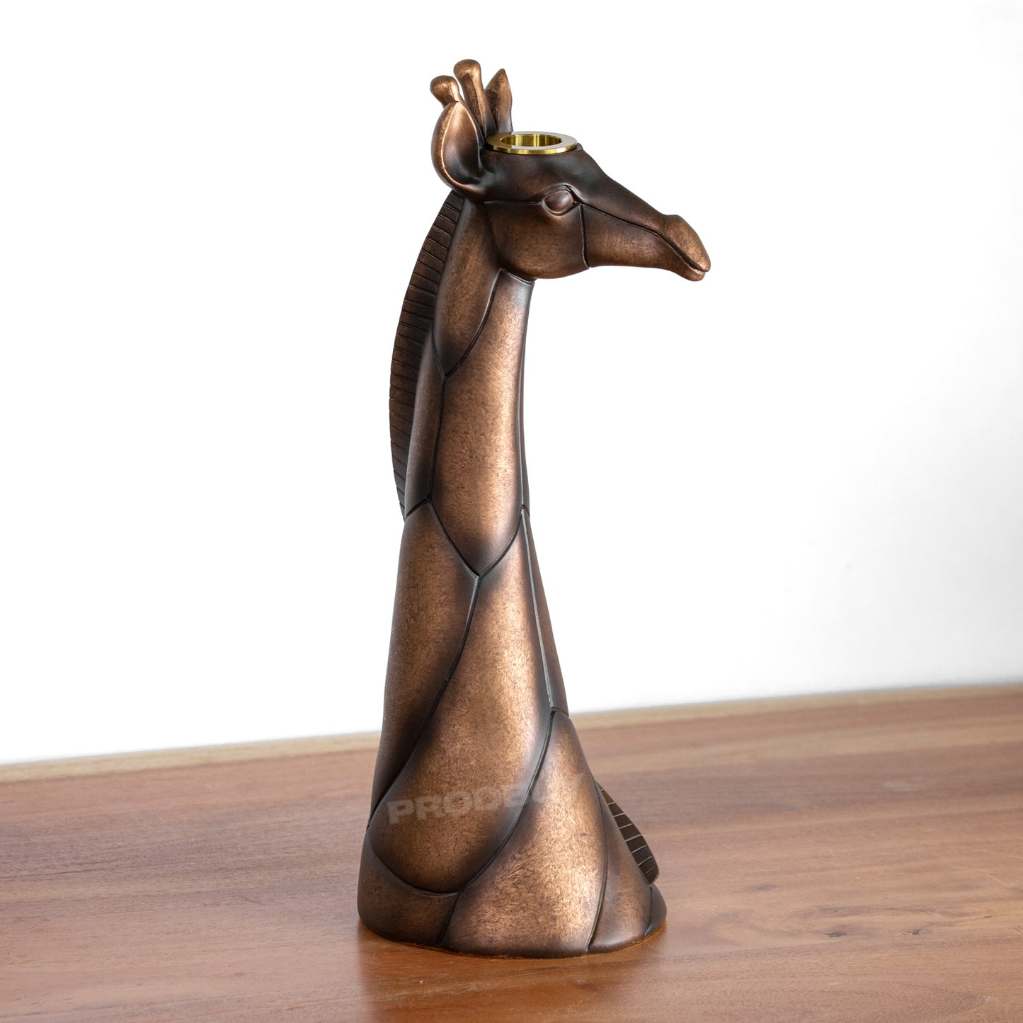 Giraffe Tapered Candle Stick Holder Ornament 32cm Tall