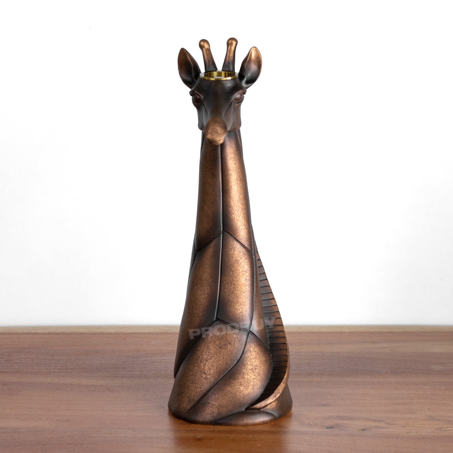 Giraffe Tapered Candle Stick Holder Ornament 32cm Tall