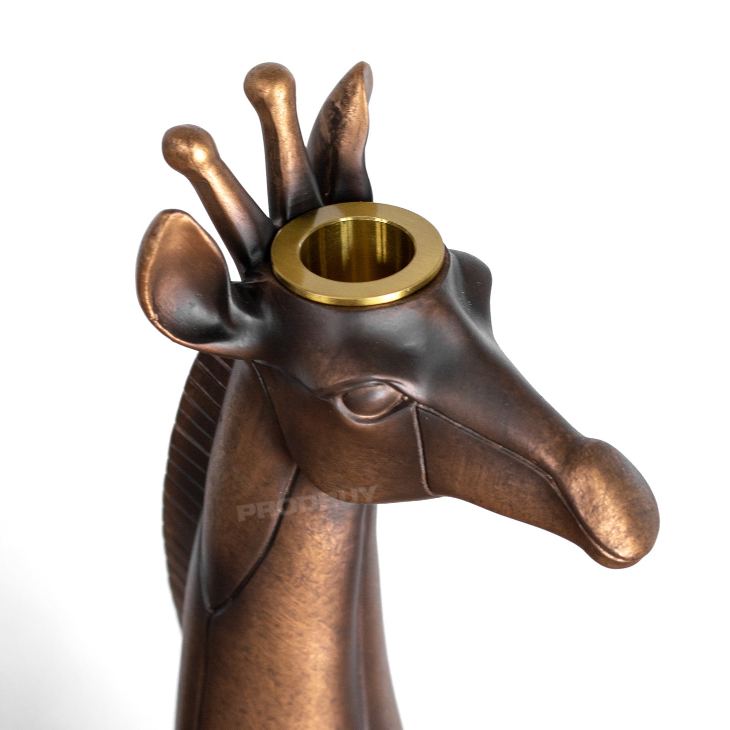 Giraffe Tapered Candle Stick Holder Ornament 32cm Tall