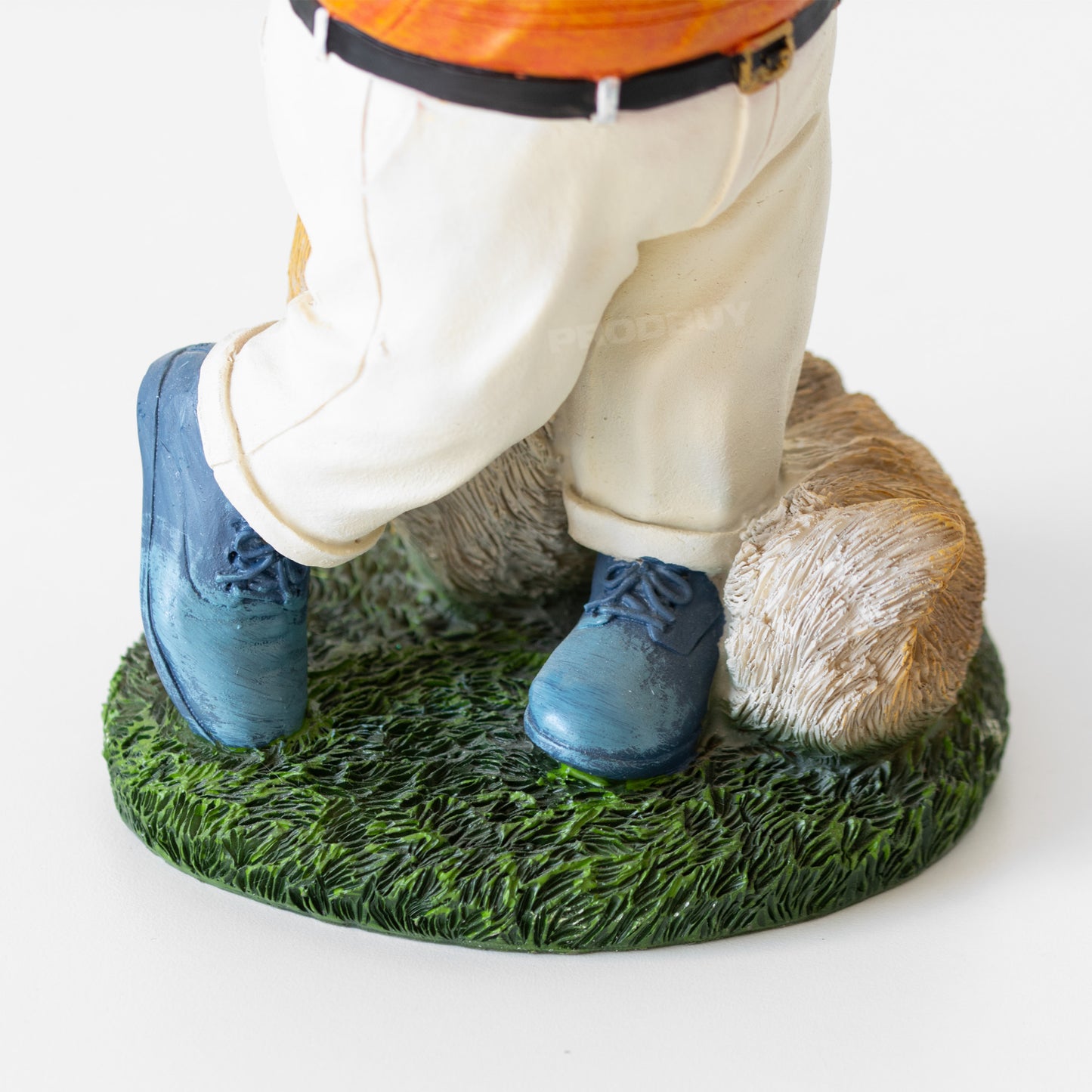 Squirrel Playing Golf 28cm Garden Ornament