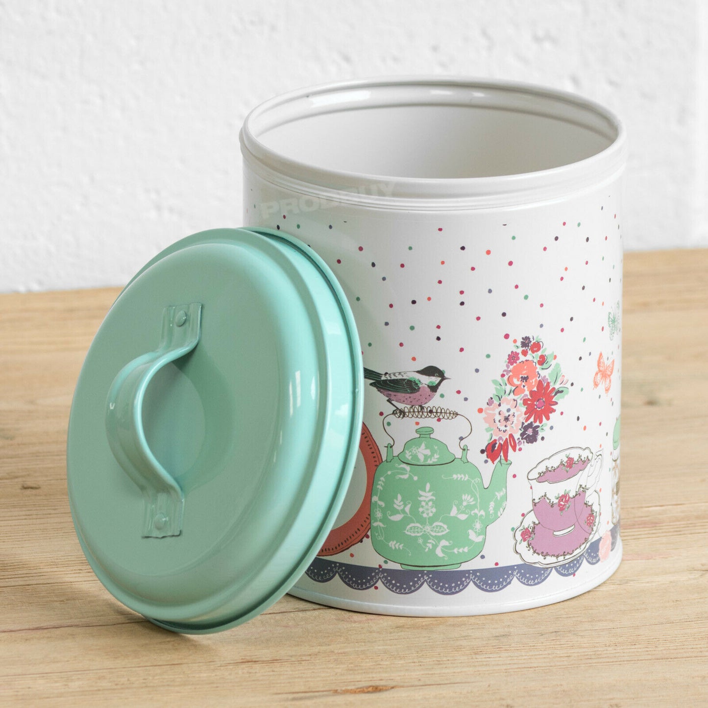 Retro Kitchen Biscuit Barrel Storage Tin