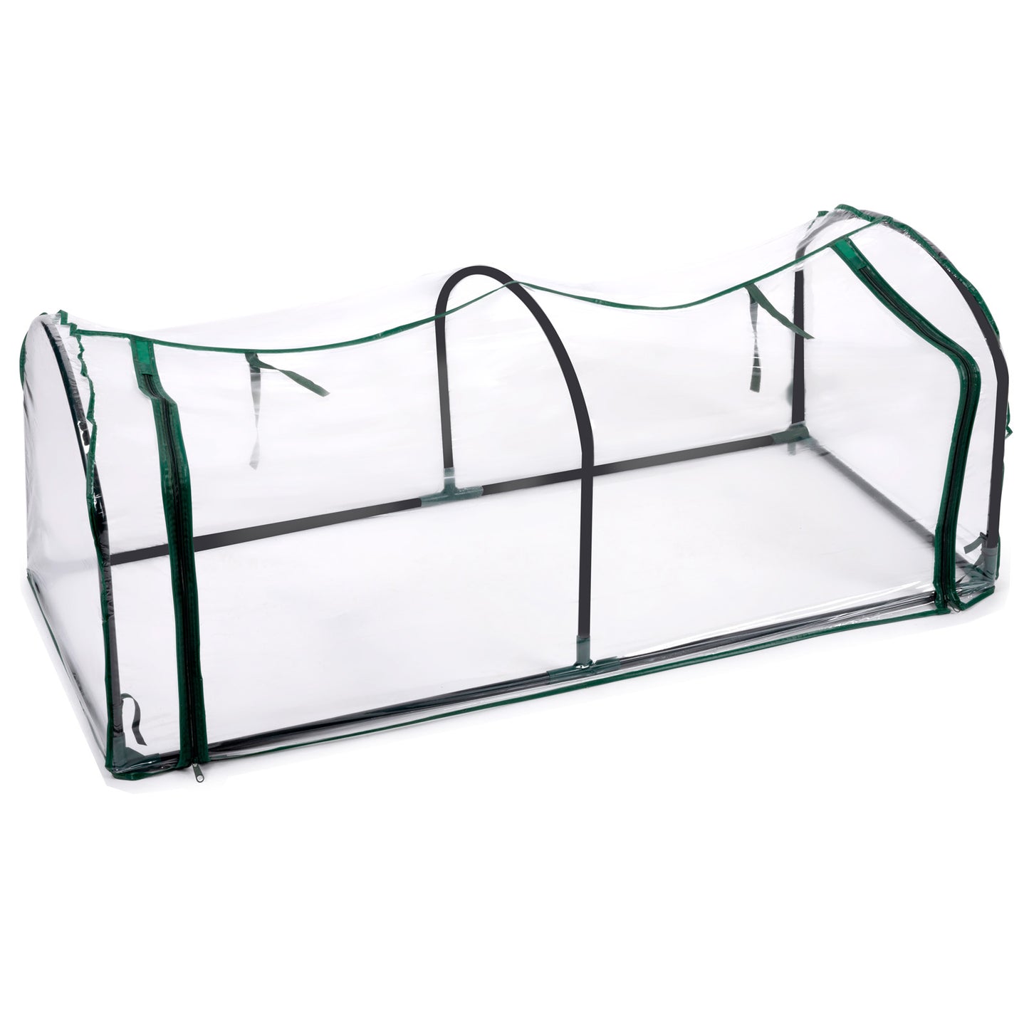 130cm Greenhouse PVC Plastic Poly Tunnel Garden Allotment Vegetable Patch Plant