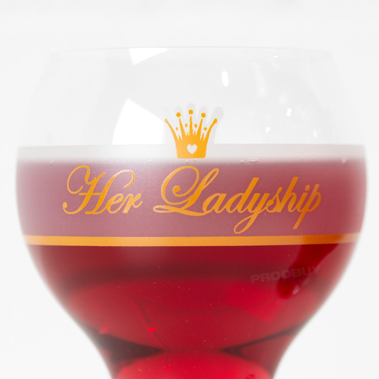 Set of 2 His Lordship and Her Ladyship Gin Glasses Bubble Stem