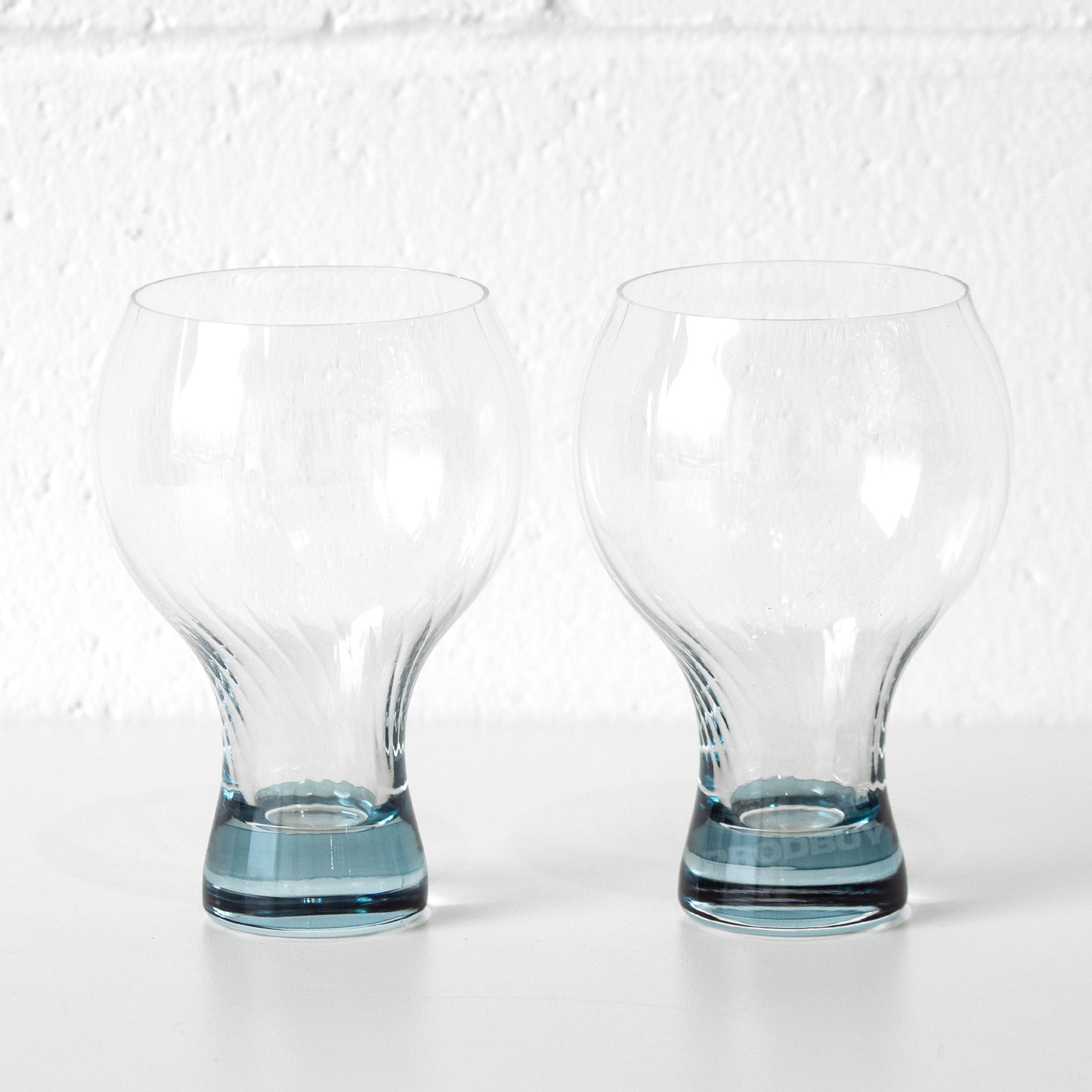 Set of 2 Large Blue Stem 55cl Gin Balloons