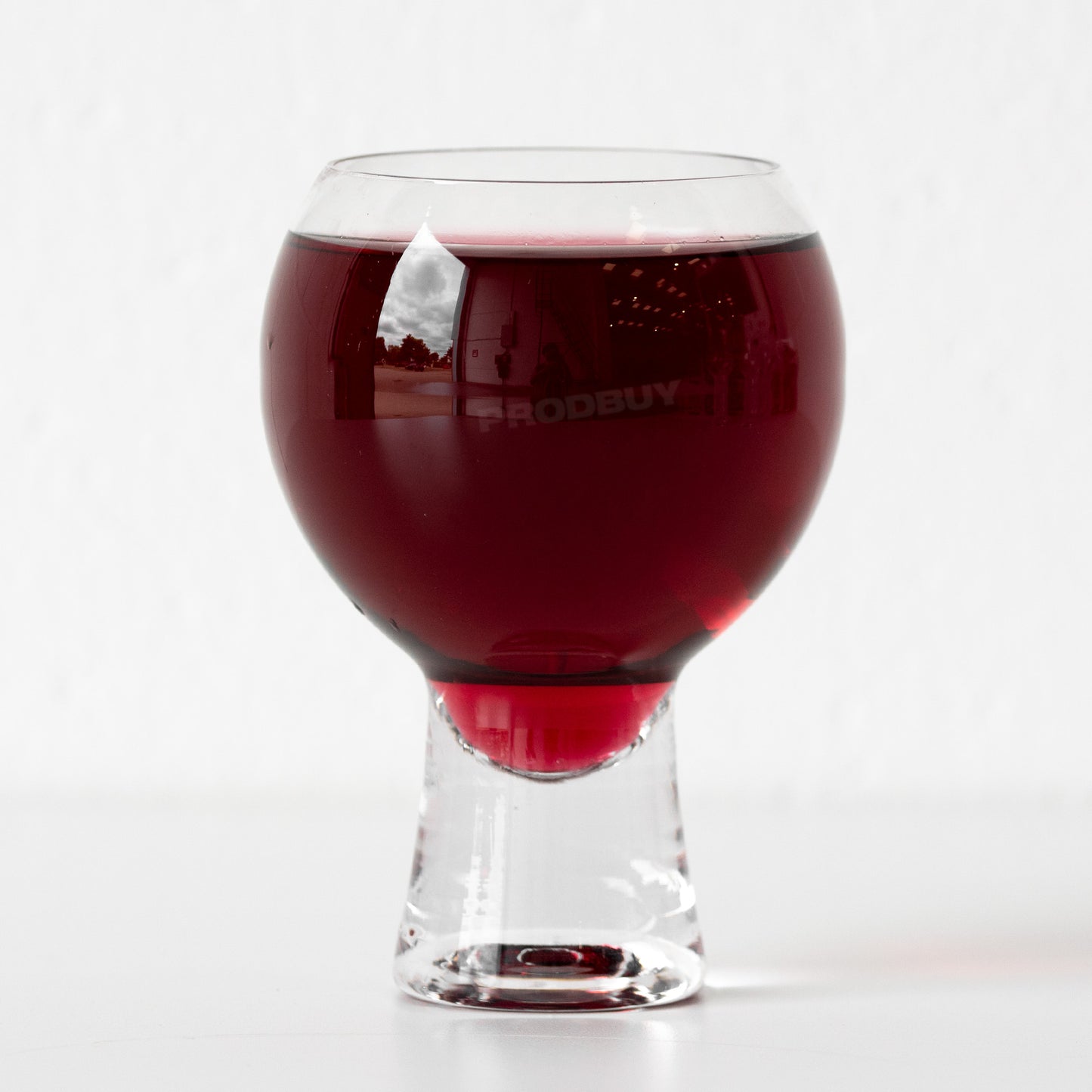 Set of 4 Modern 325ml Thick Stem Wine Glasses