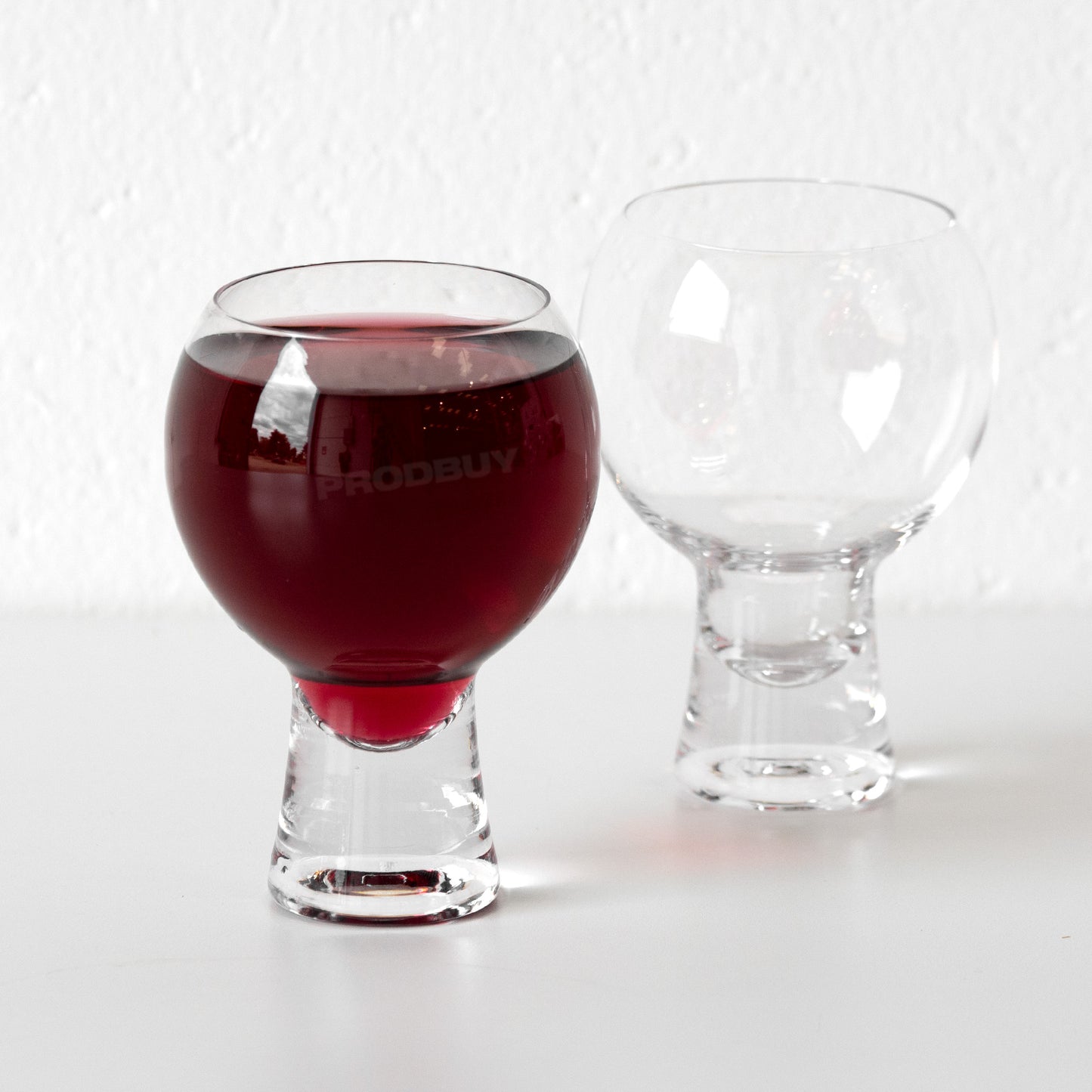 Set of 4 Modern 325ml Thick Stem Wine Glasses
