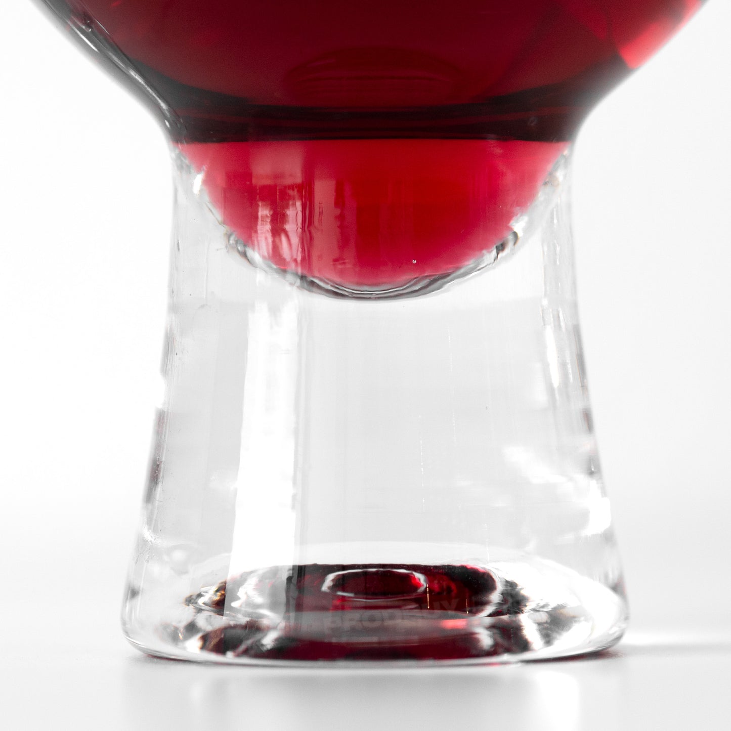 Set of 4 Modern 325ml Thick Stem Wine Glasses