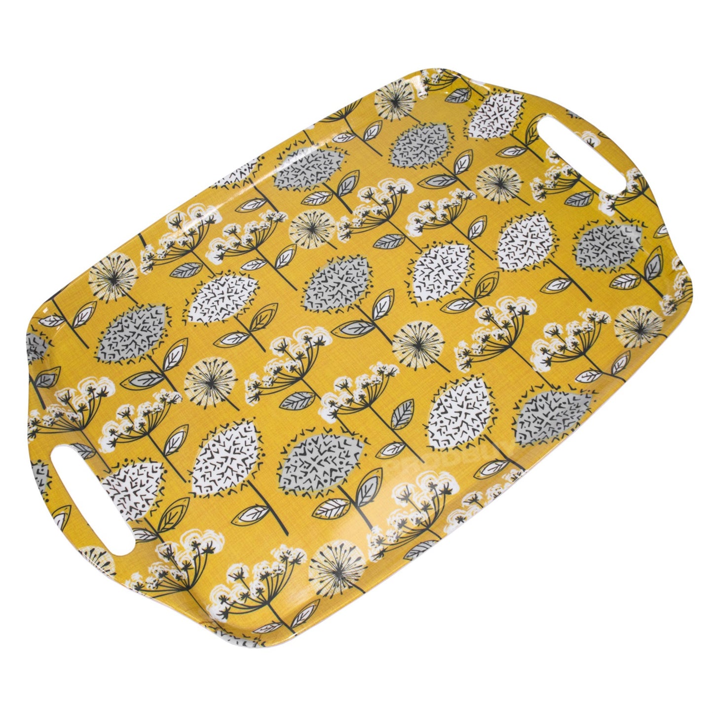 Set of 2 Floral Meadow Large Melamine Serving Trays