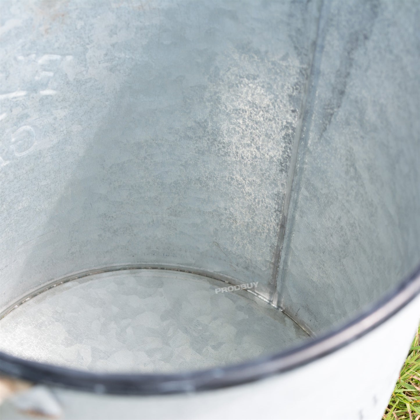 Set of 3 Round Retro Metal Garden Planters