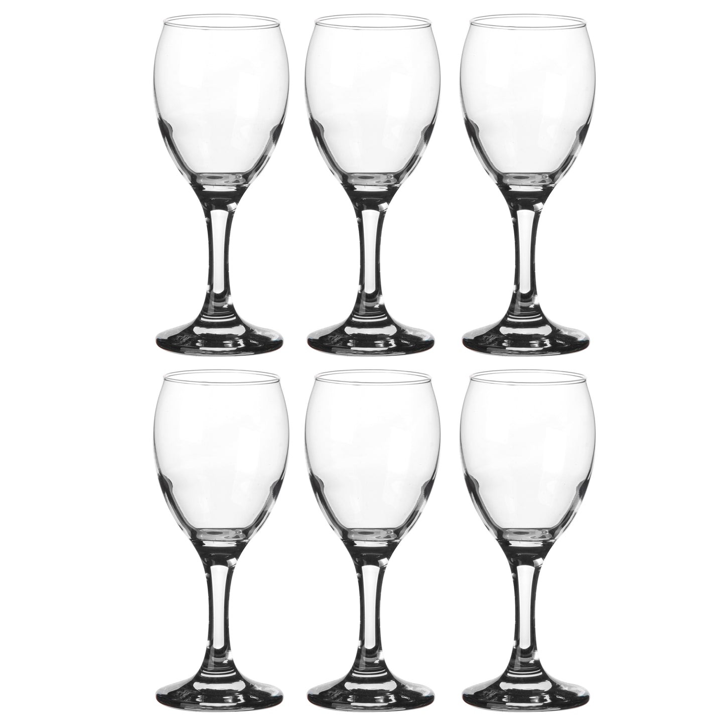 Set of Small 190ml Small Wine Glasses - Suitable for sherry, gin, wine and more