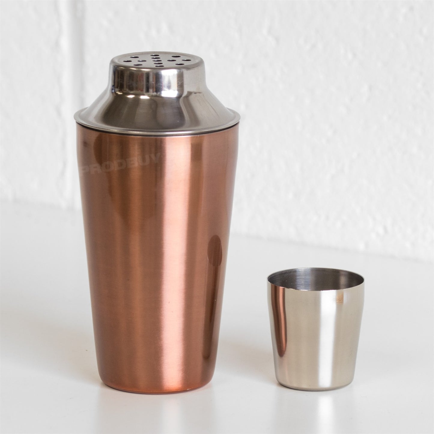 Copper Colour Steel Cocktail Shaker Set