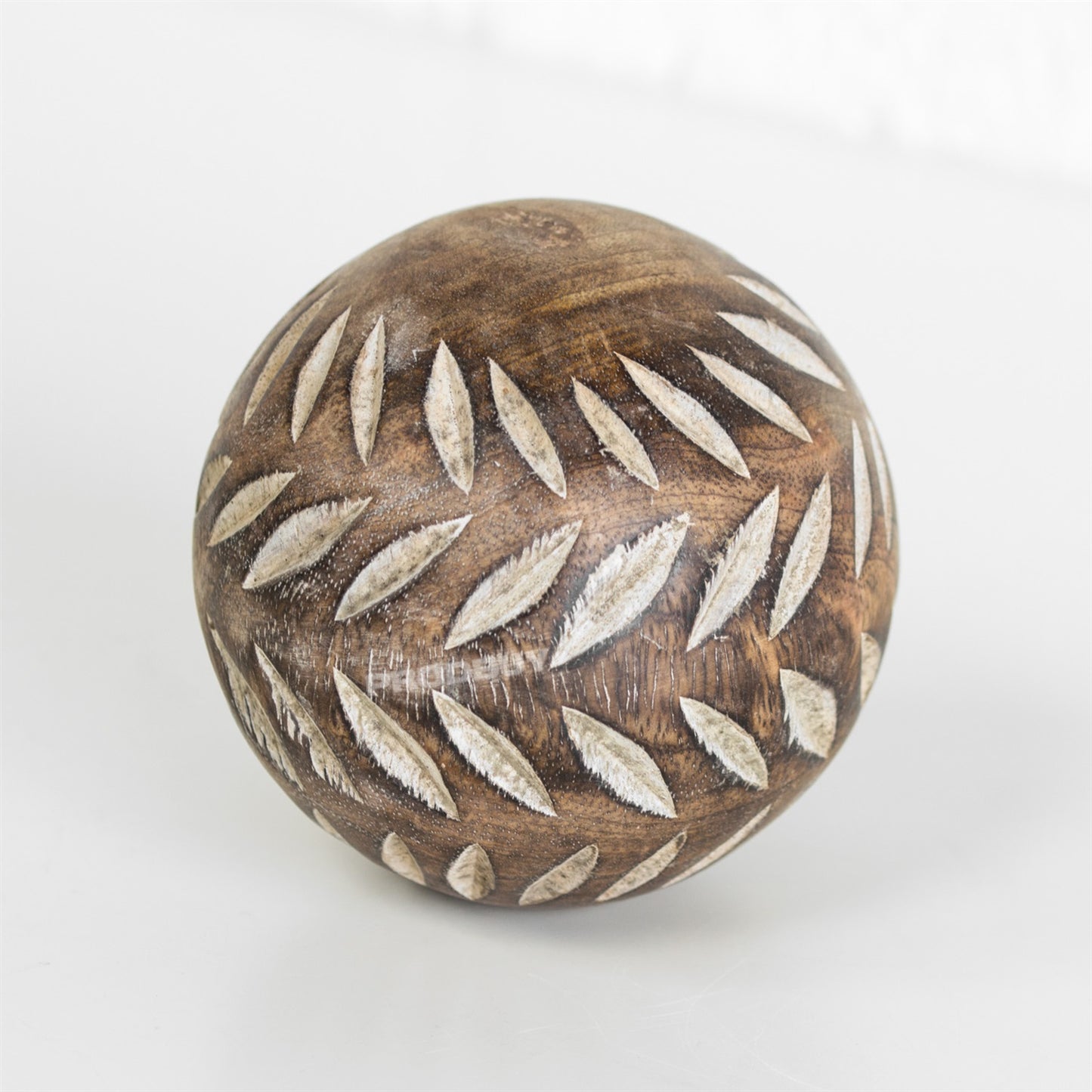 Tribal Deco Spheres Wooden Round Decorative Balls For Bowls