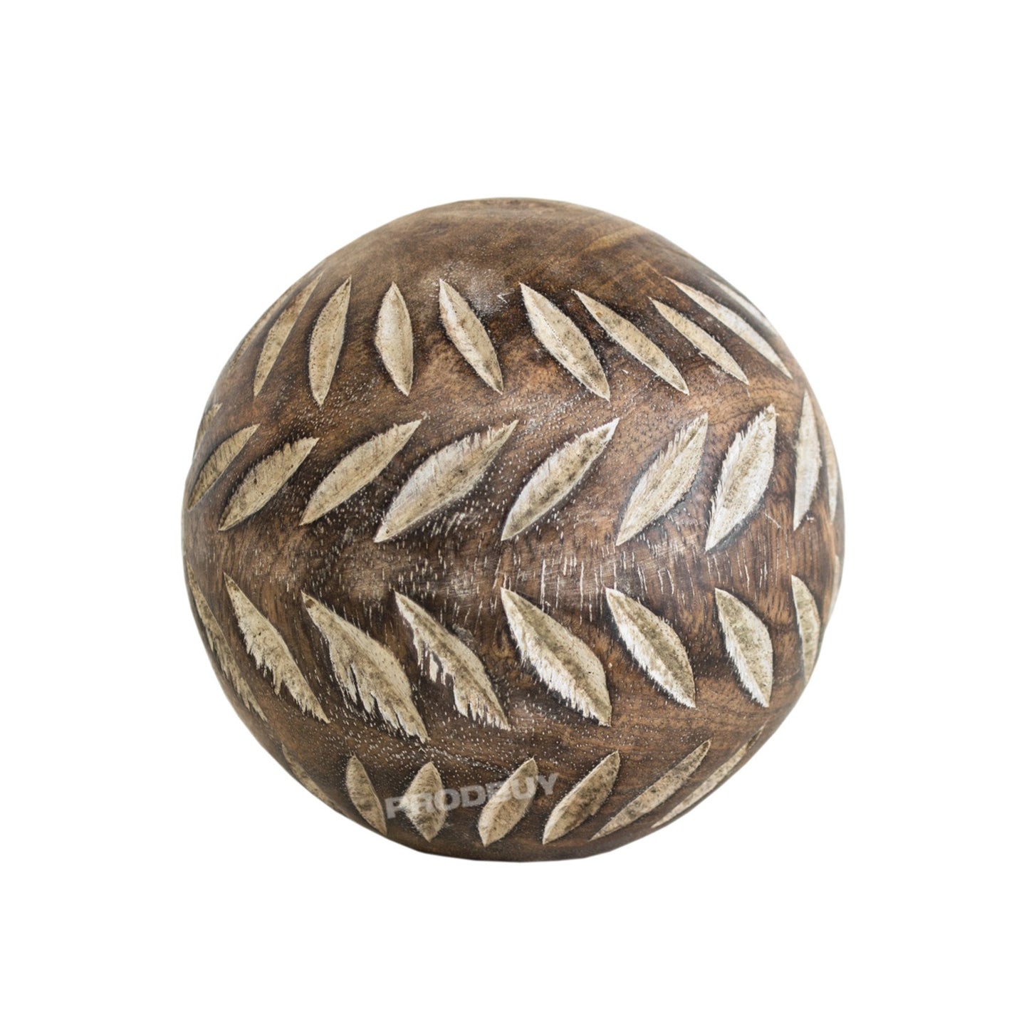 Tribal Deco Spheres Wooden Round Decorative Balls For Bowls