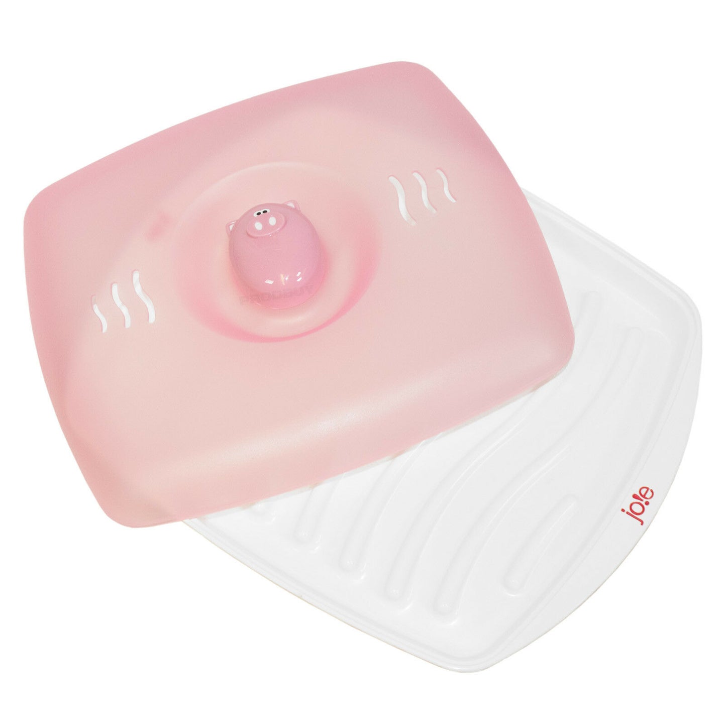 Pig Microwave Bacon Cooker with Tray & Lid