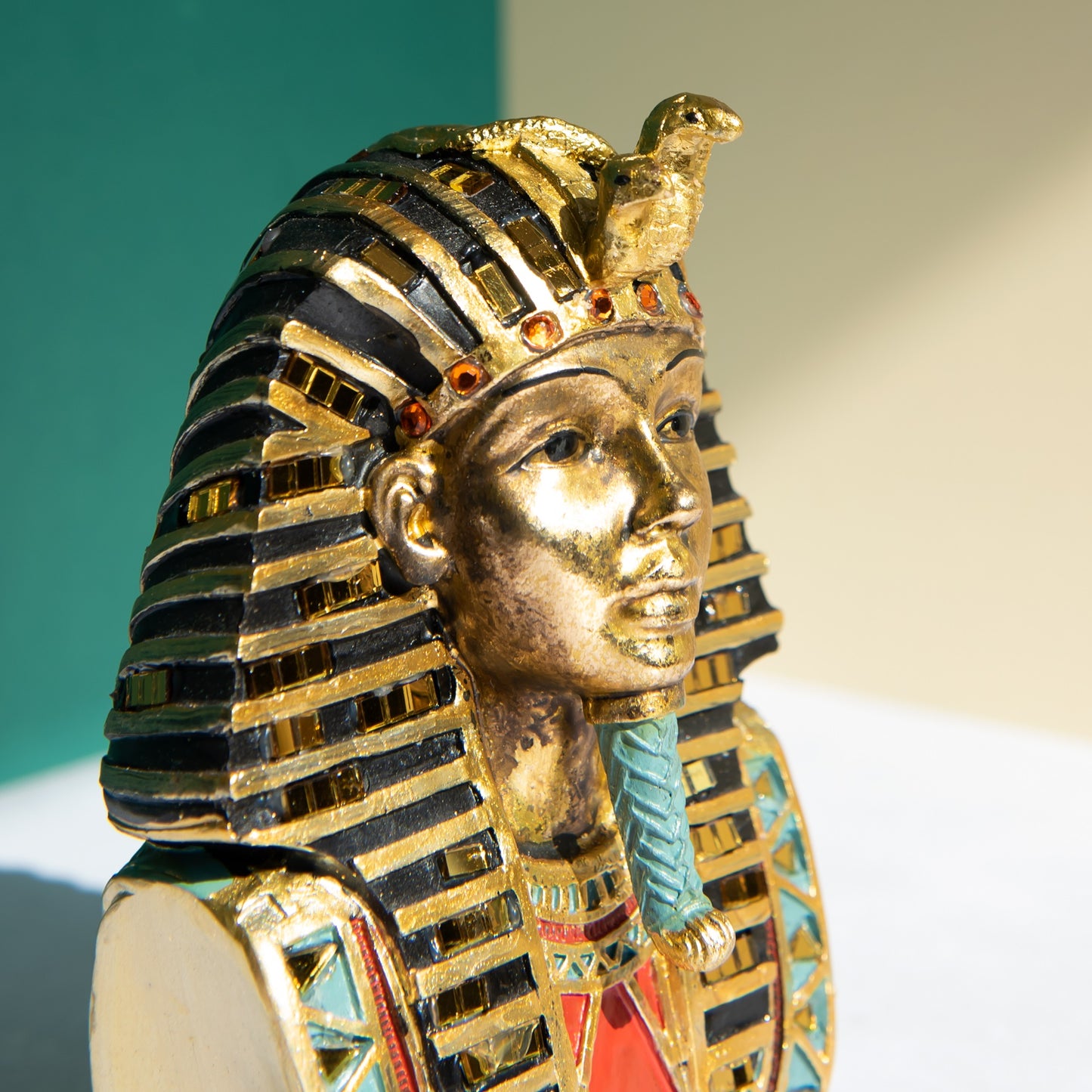 Tutankhamun Egyptian Bust 17cm Tall Egyptian Pharaoh Statue King Tut