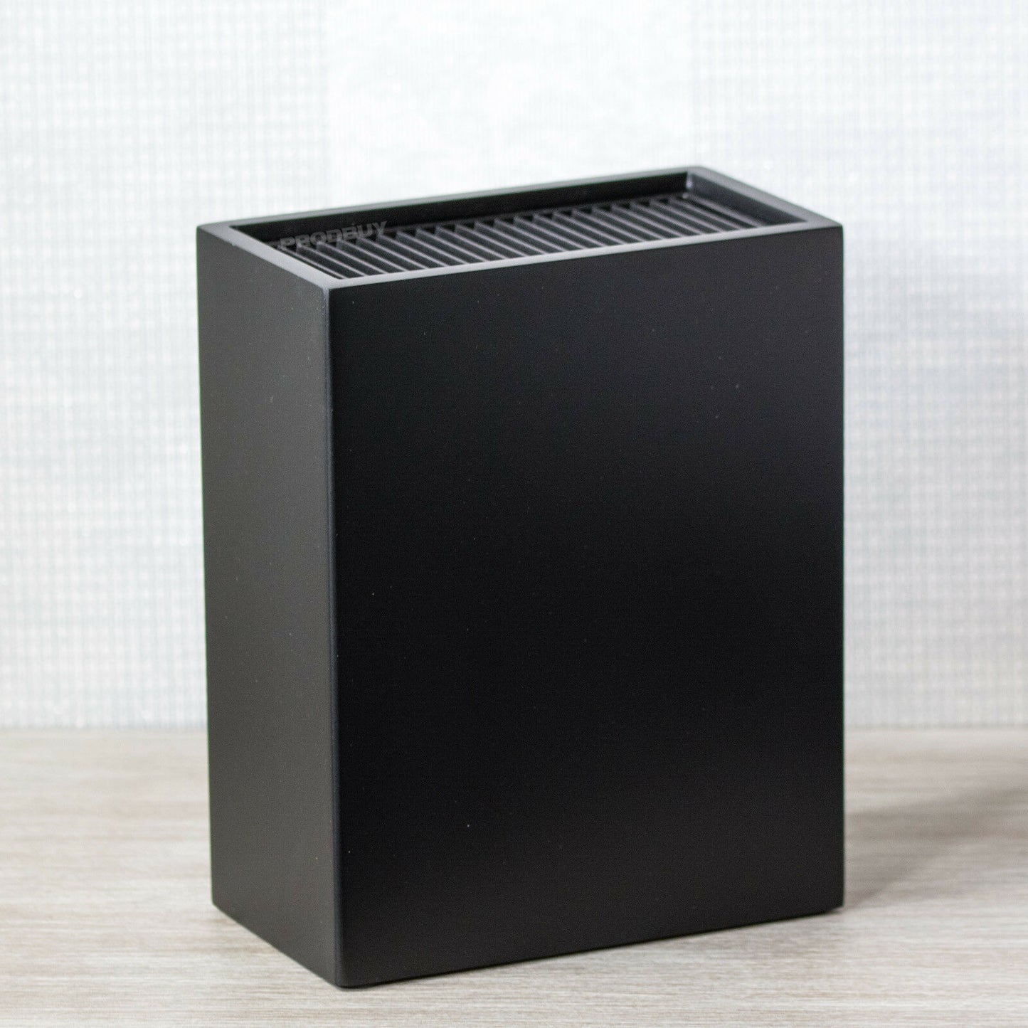 Matt Black Universal Kitchen Knife Storage Block