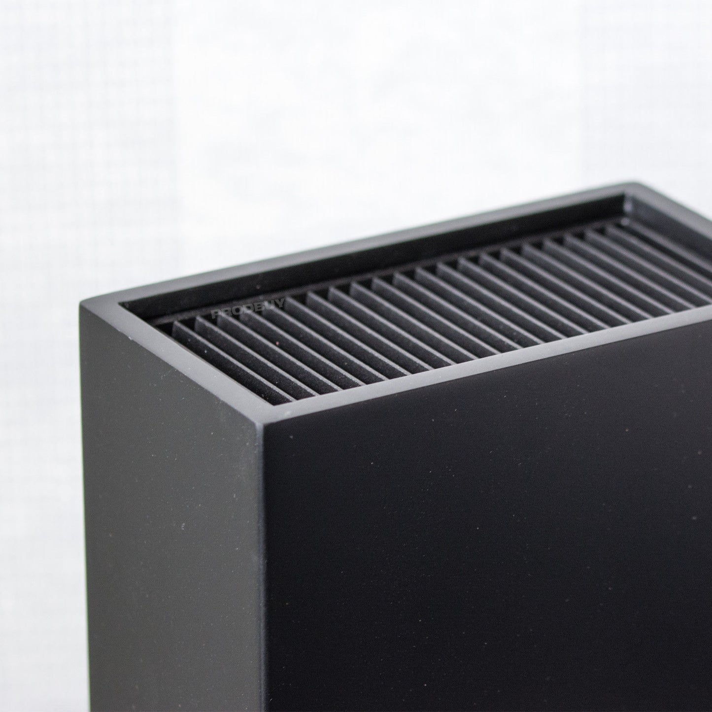 Matt Black Universal Kitchen Knife Storage Block