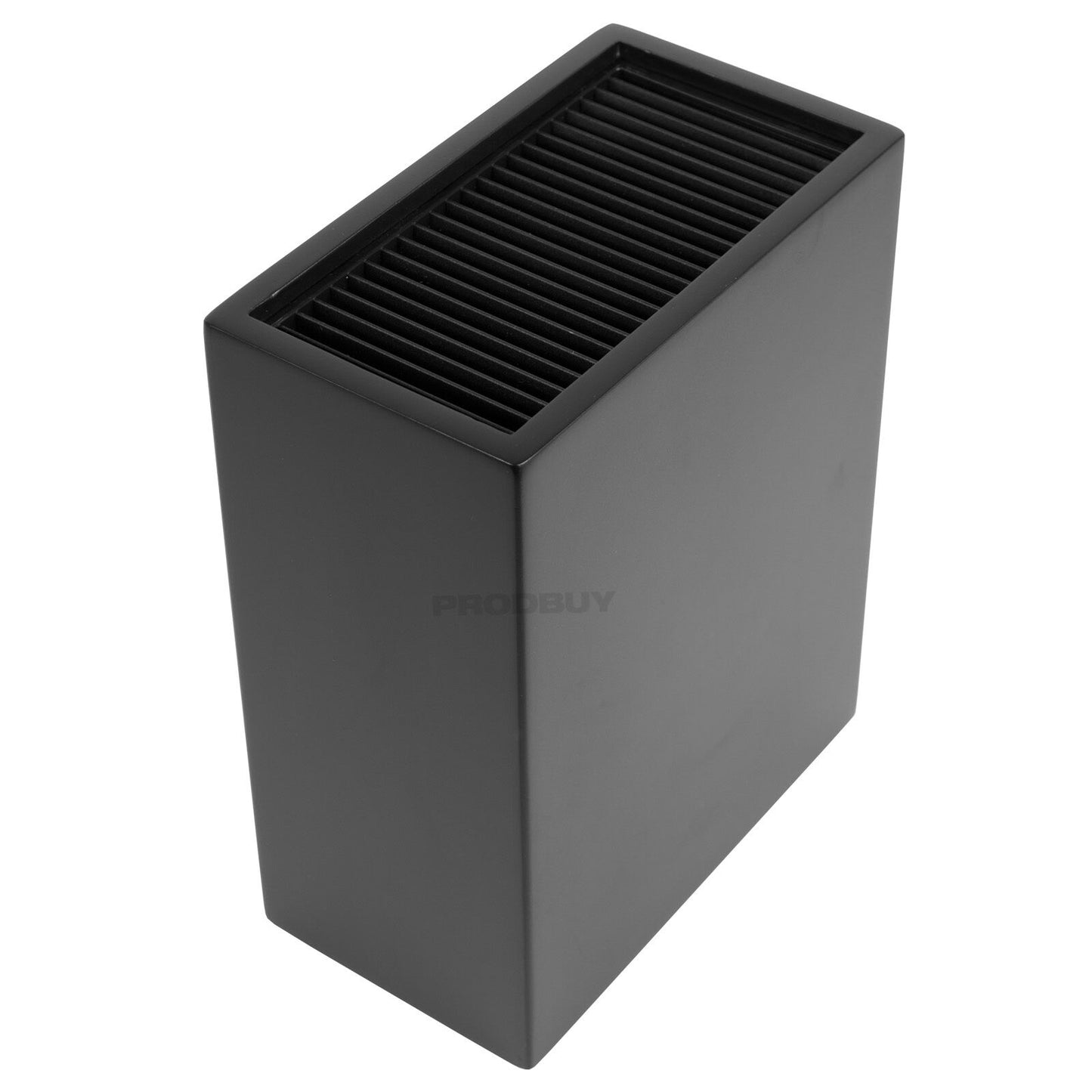 Matt Black Universal Kitchen Knife Storage Block