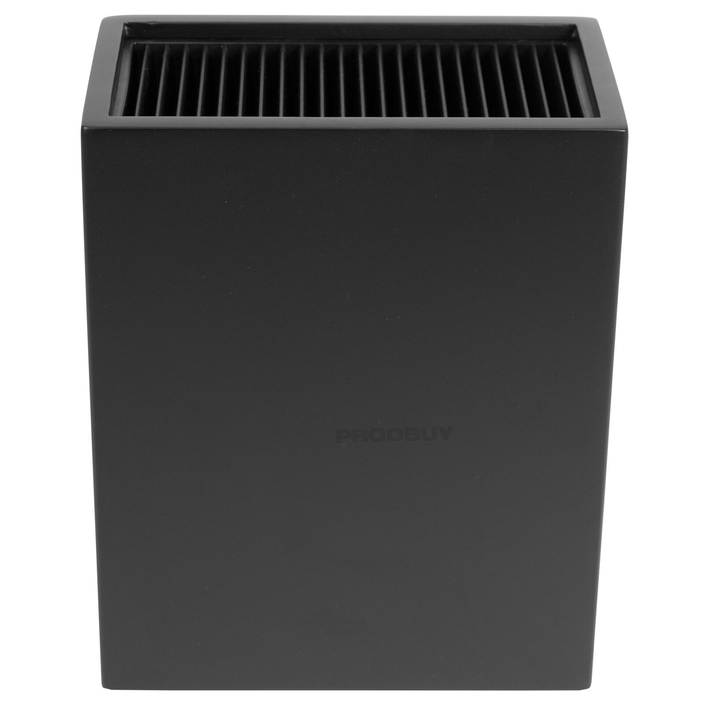 Matt Black Universal Kitchen Knife Storage Block