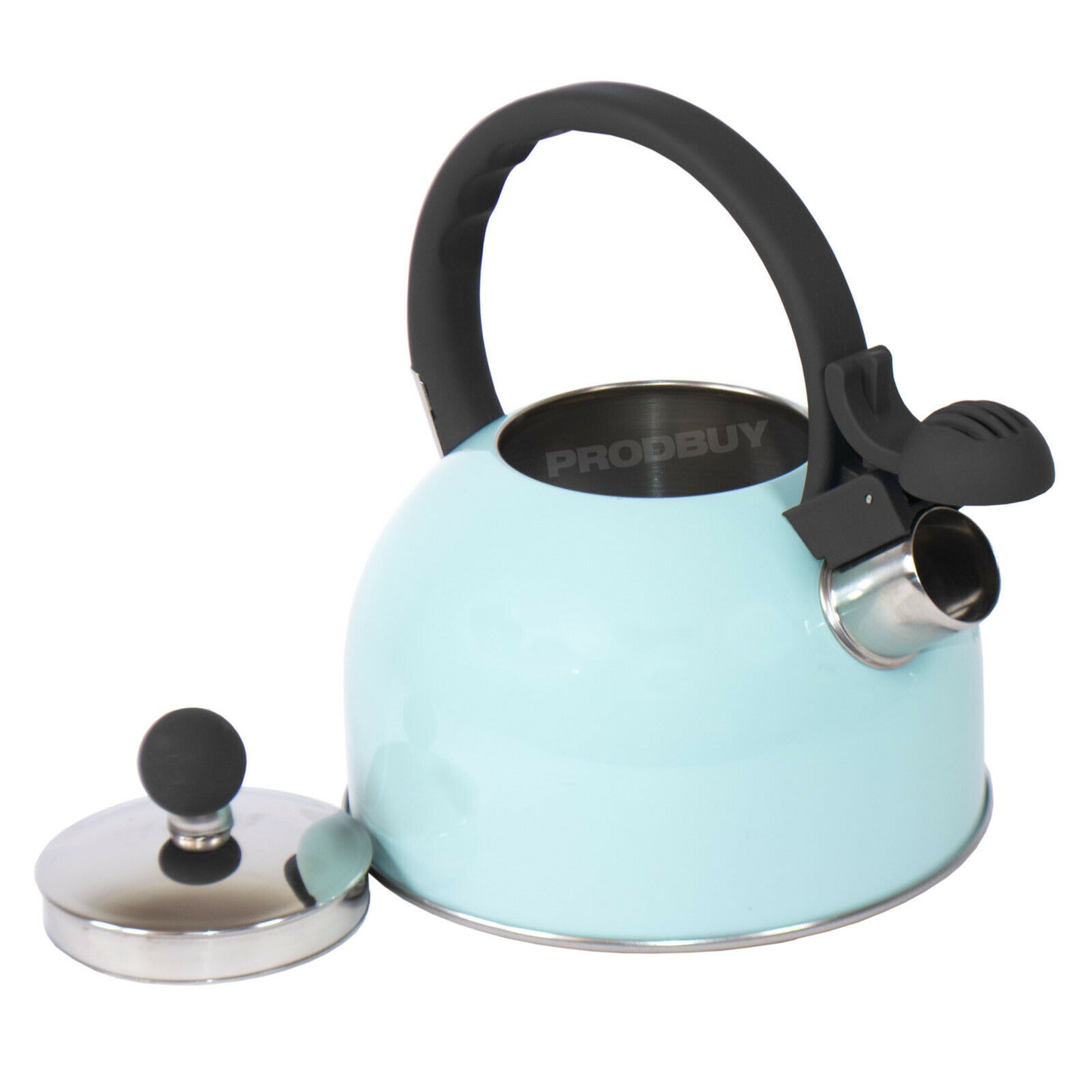 Vintage Stainless Steel 1.3L Whistling Kettle
