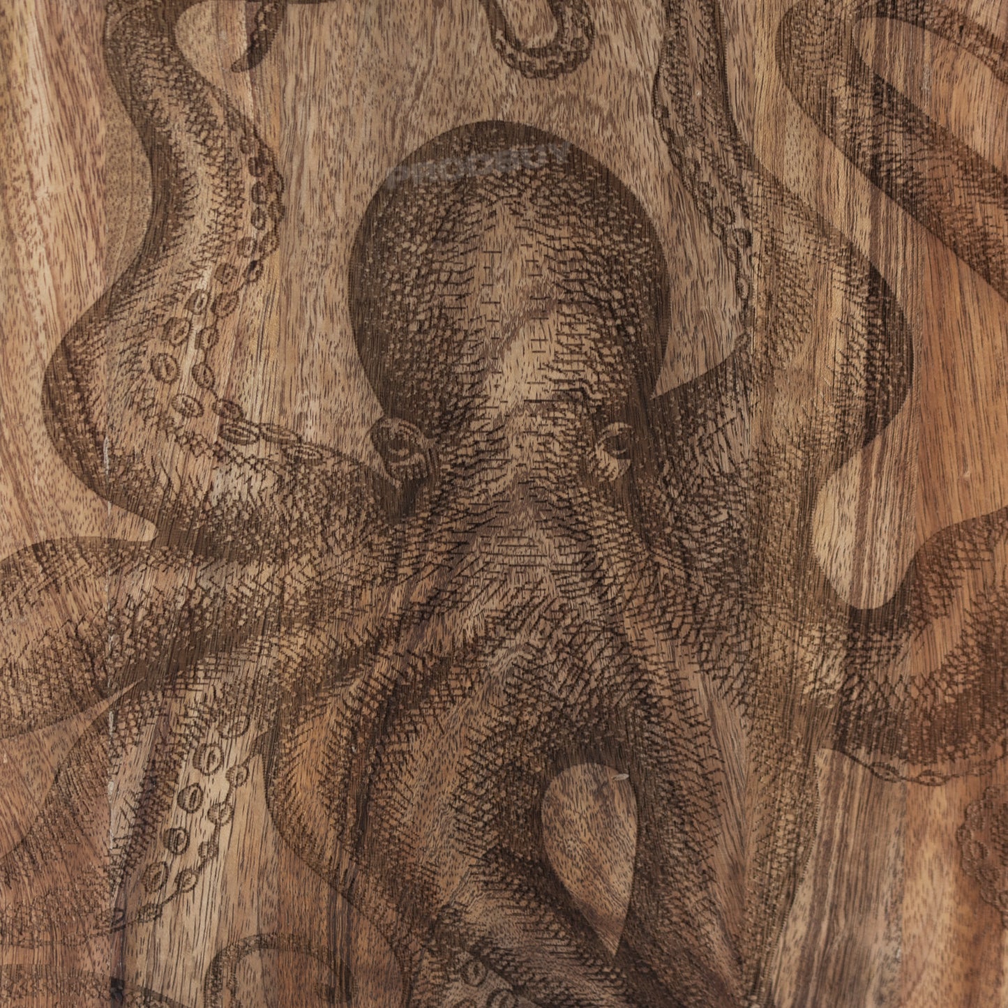 Large Octopus Chopping & Serving Board with Handle