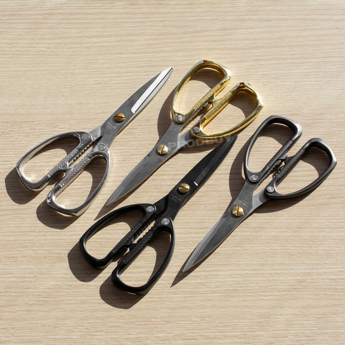 Grunwerg Stainless Steel Metal Kitchen Scissors