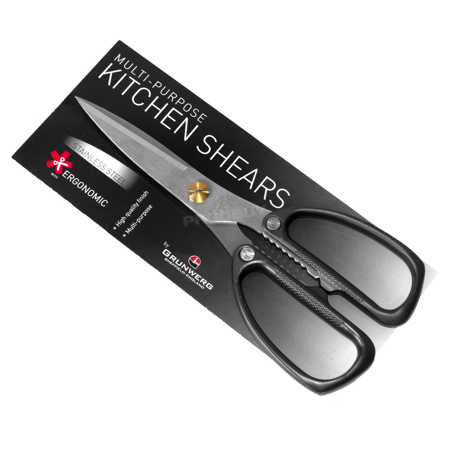 Grunwerg Stainless Steel Metal Kitchen Scissors