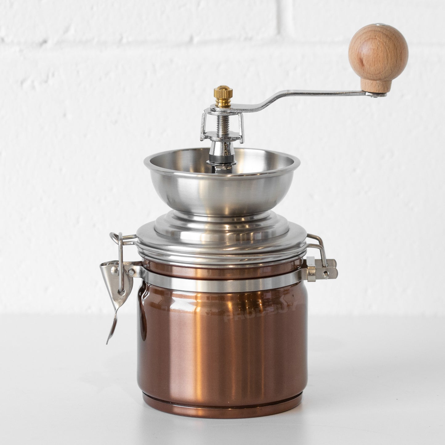 La Cafetière Manual Copper Coffee Bean Grinder