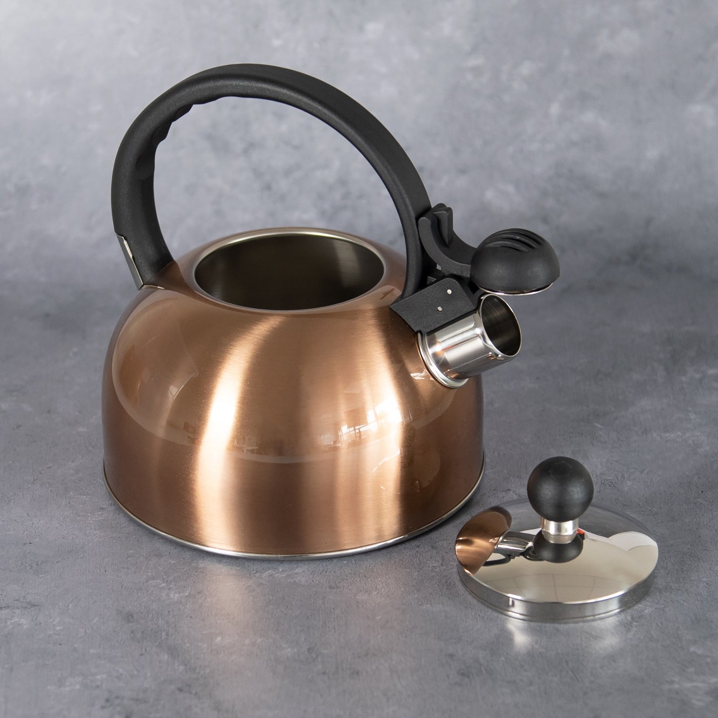 Copper Stainless Steel 1.3L Whistling Kettle